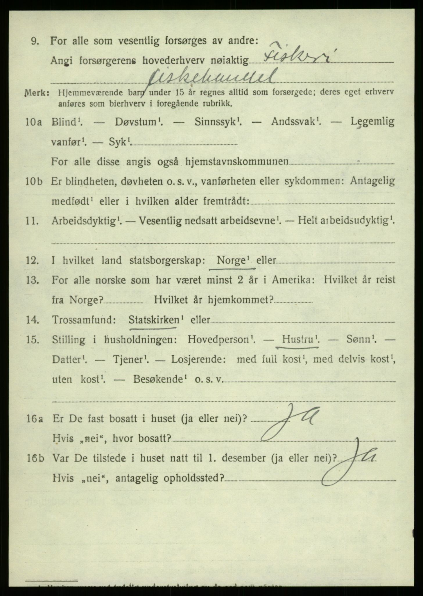 SAB, 1920 census for Askøy, 1920, p. 7919