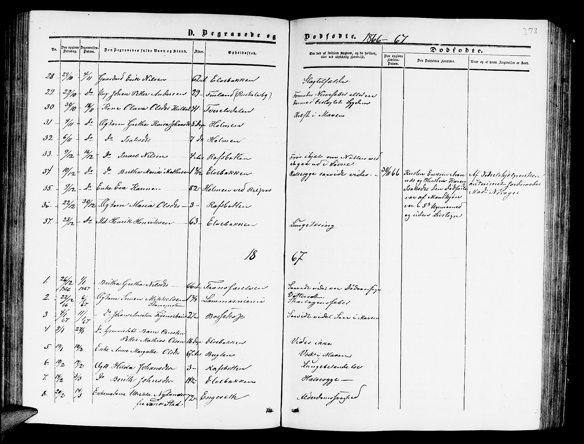Alta sokneprestkontor, SATØ/S-1338/H/Hb/L0001.klokk: Parish register (copy) no. 1, 1858-1878, p. 377-378