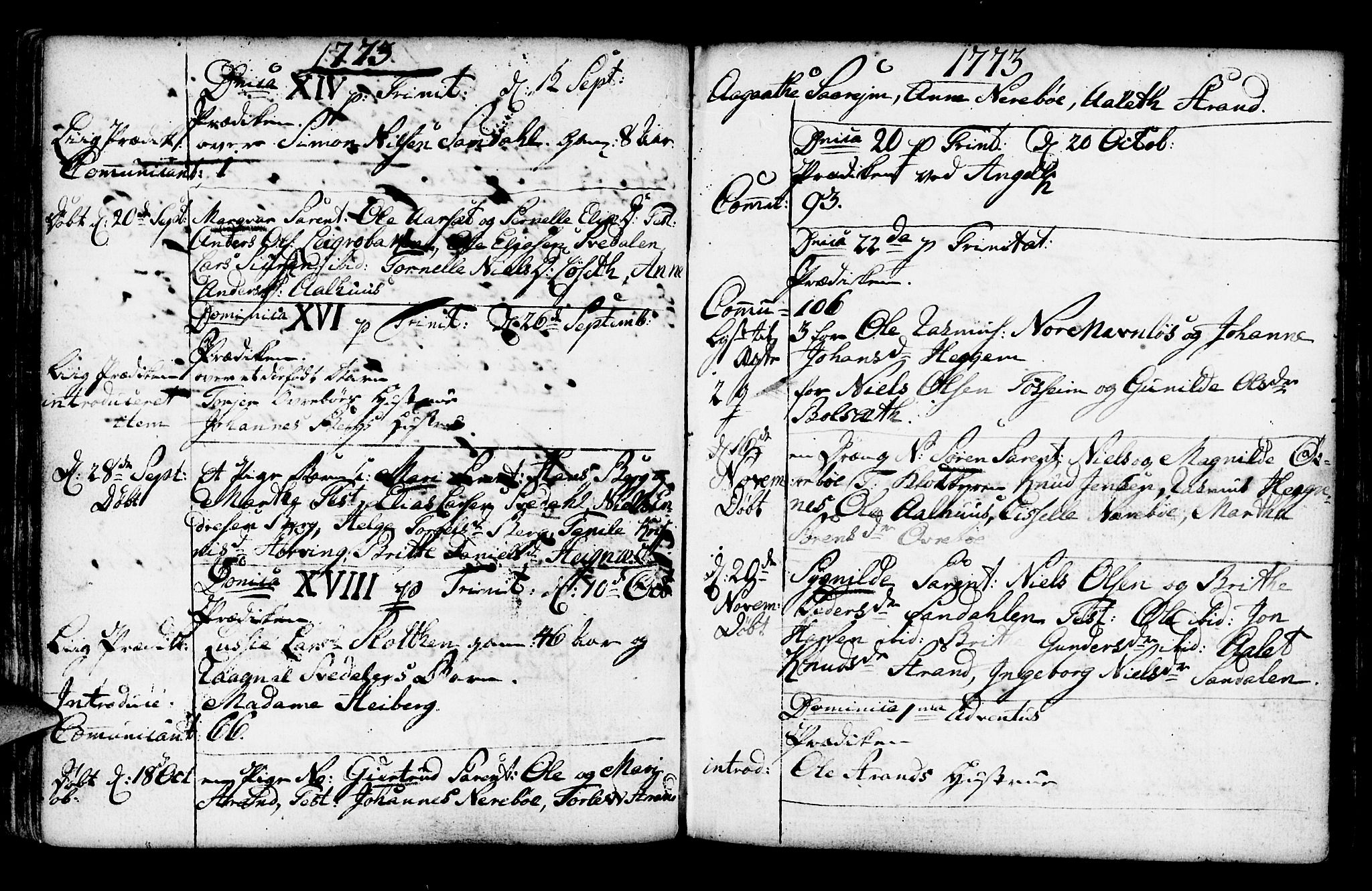 Jølster sokneprestembete, SAB/A-80701/H/Haa/Haaa/L0003: Parish register (official) no. A 3, 1748-1789, p. 141