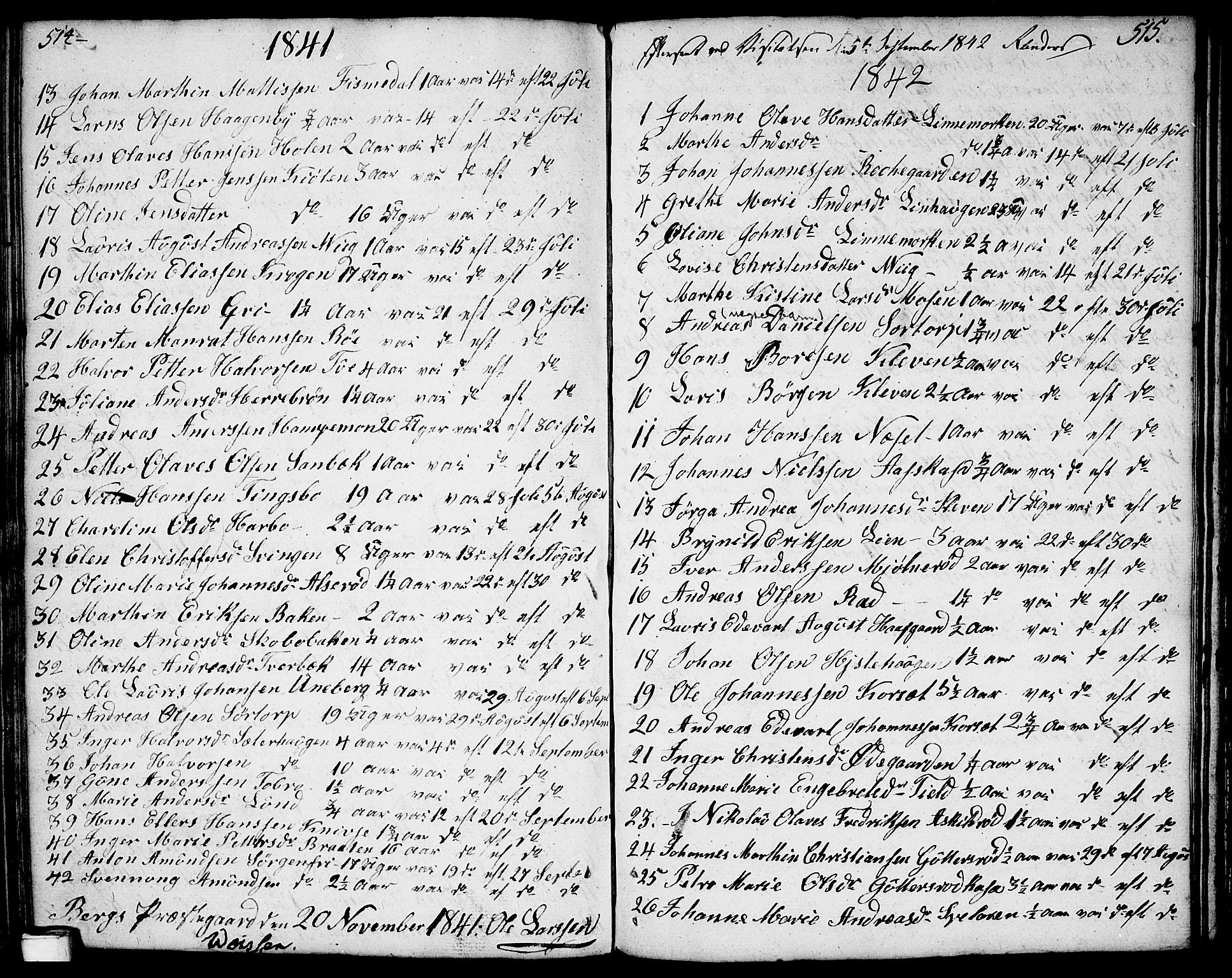 Berg prestekontor Kirkebøker, SAO/A-10902/F/Fa/L0001: Parish register (official) no. I 1, 1770-1814, p. 514-515
