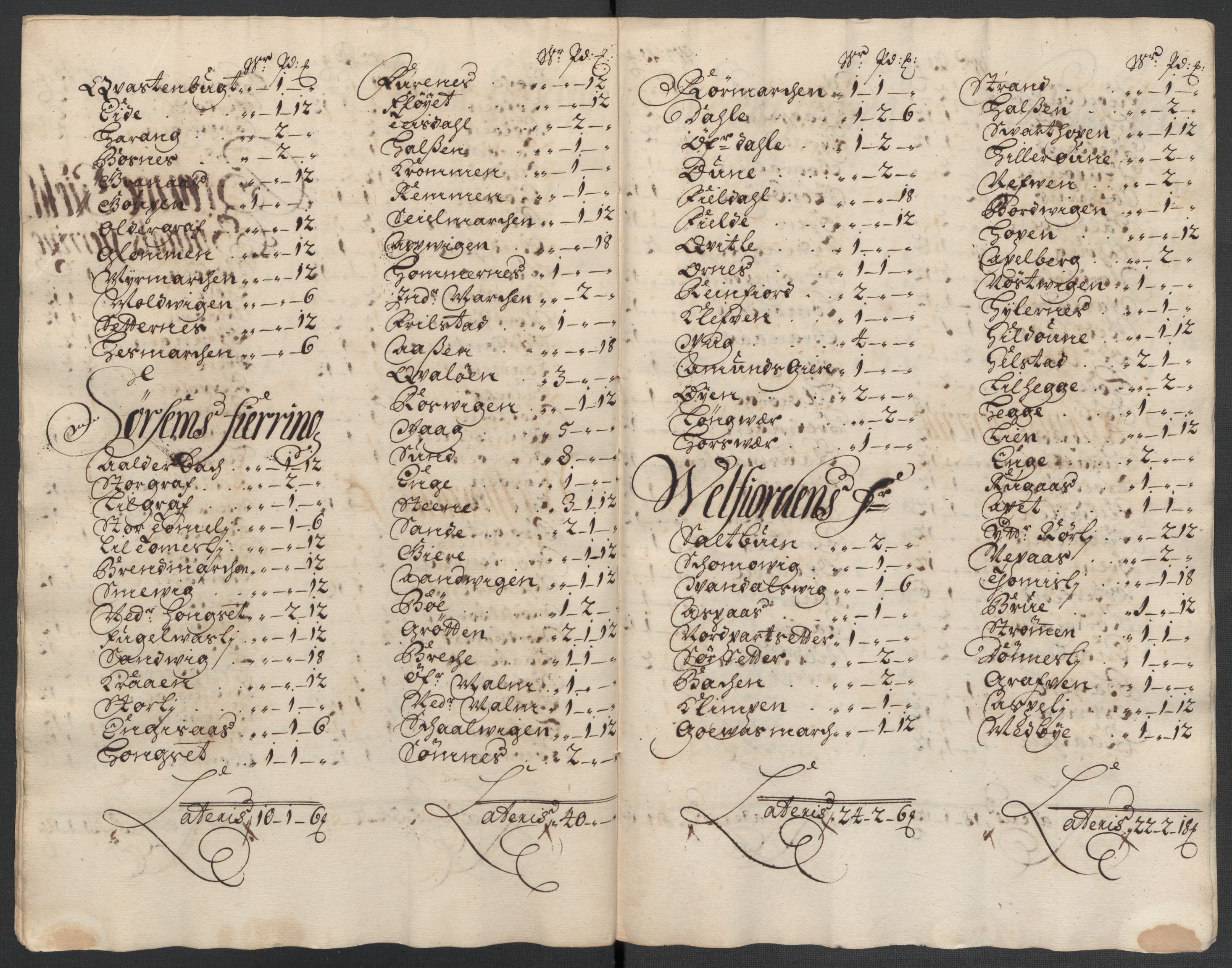 Rentekammeret inntil 1814, Reviderte regnskaper, Fogderegnskap, AV/RA-EA-4092/R65/L4508: Fogderegnskap Helgeland, 1702-1705, p. 94