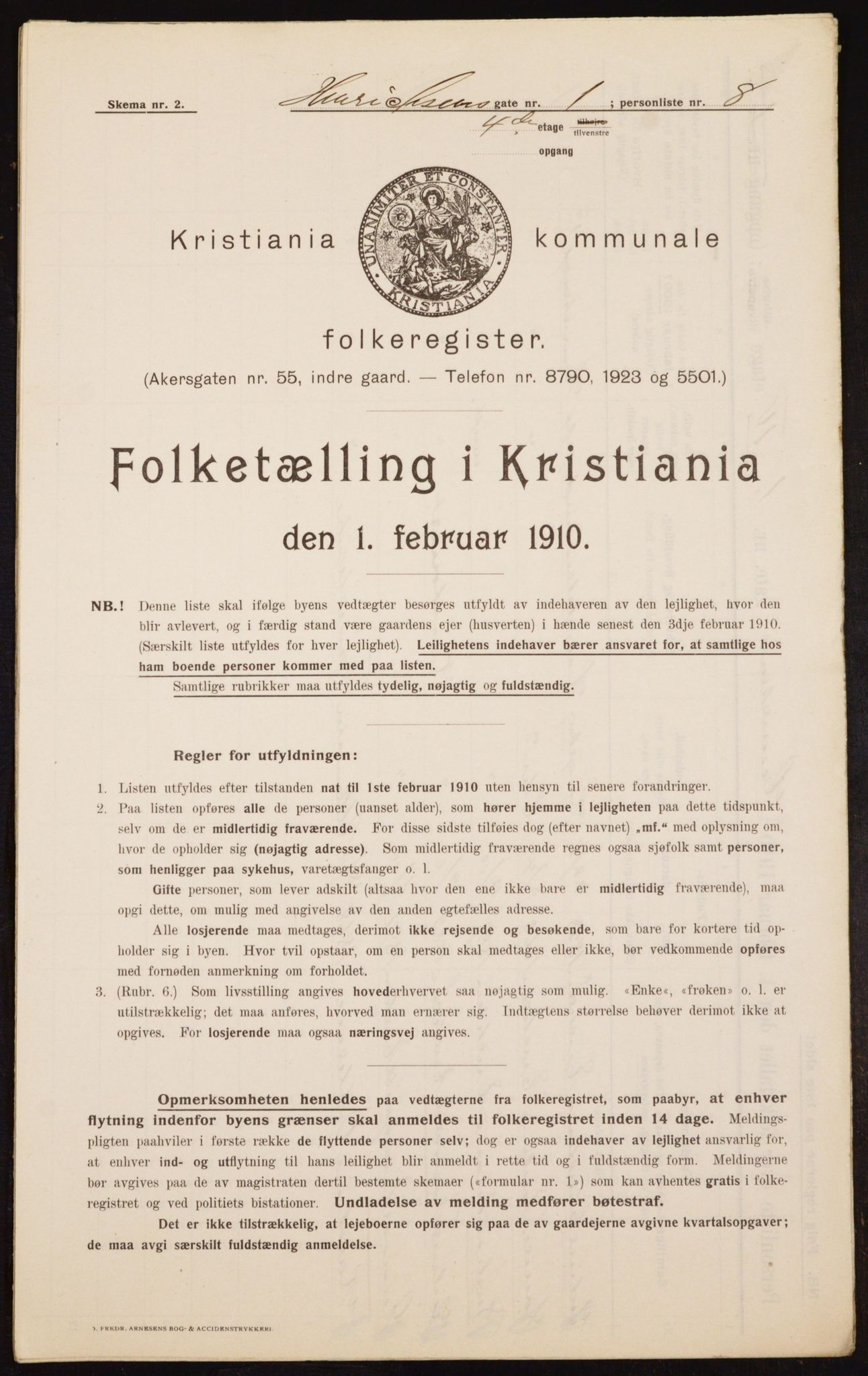 OBA, Municipal Census 1910 for Kristiania, 1910, p. 37795