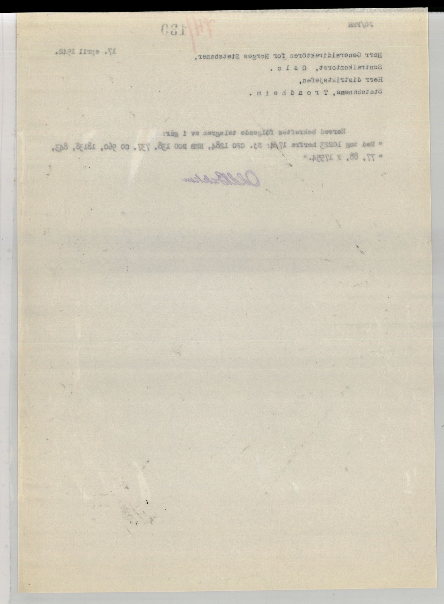 Norges statsbaner (NSB) - Narvik distrikt, AV/SAT-A-6460/0002/X/Xd/L0002: --, 1940-1954, p. 20