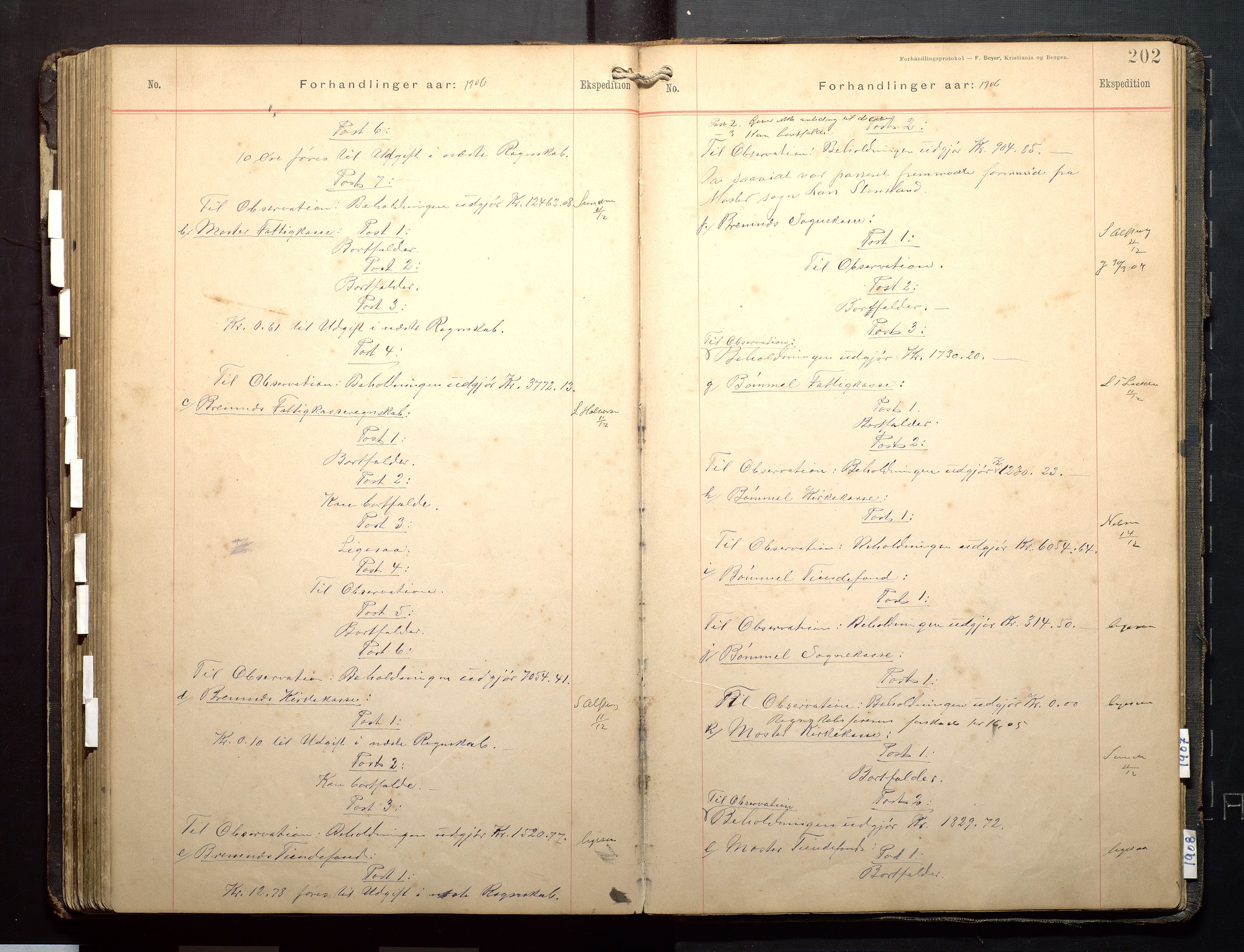 Finnaas kommune. Formannskapet, IKAH/1218a-021/A/Aa/L0003: Møtebok for formannskap, heradsstyre og soknestyre, 1896-1908, p. 202