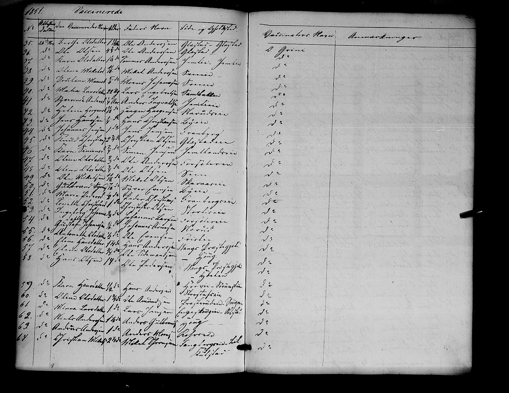 Ringsaker prestekontor, SAH/PREST-014/K/Ka/L0009: Parish register (official) no. 9, 1850-1860