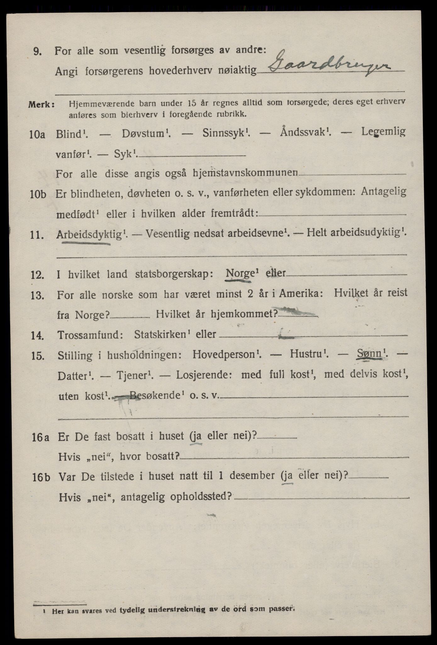 SAST, 1920 census for Hjelmeland, 1920, p. 4524