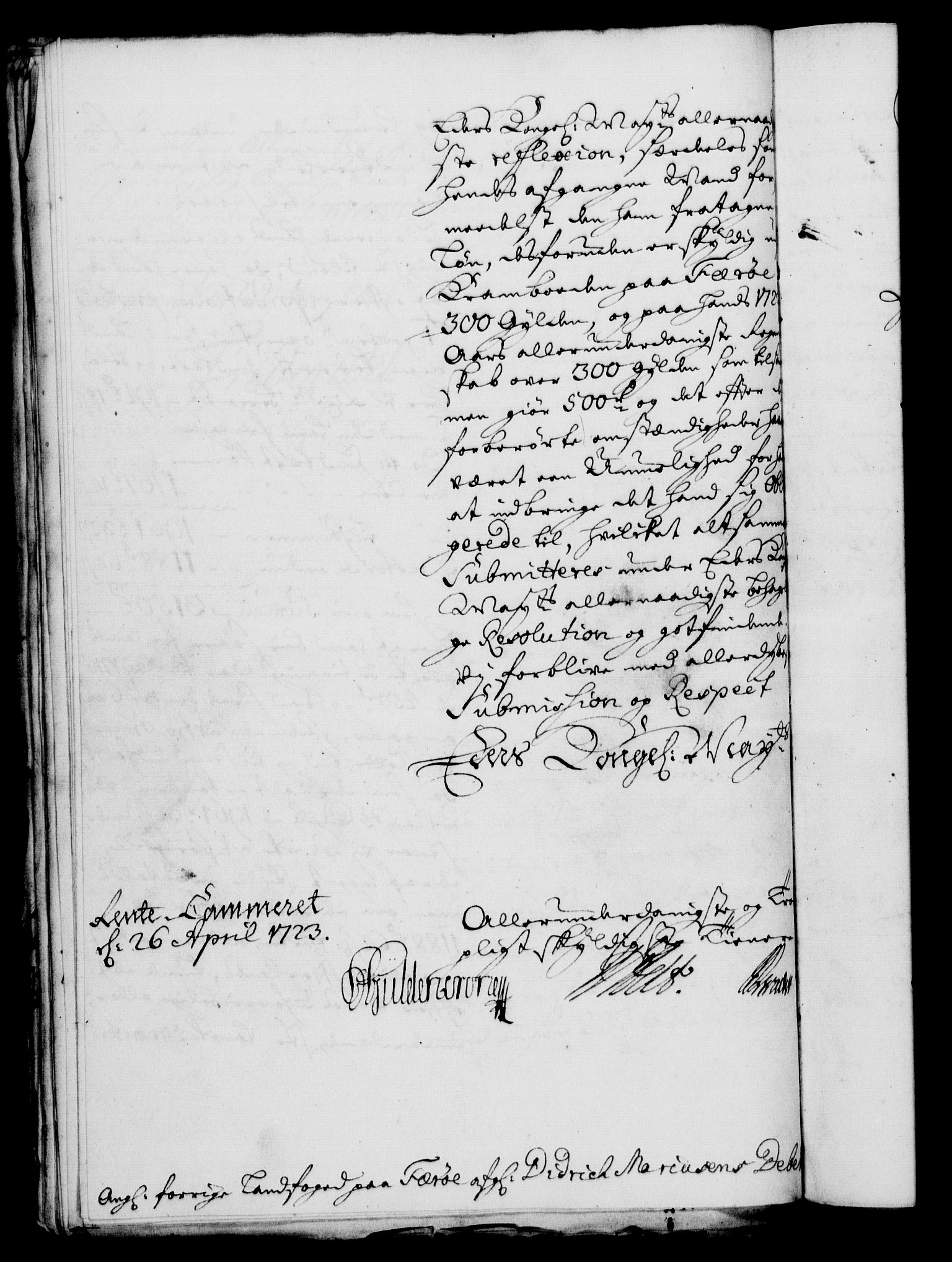 Rentekammeret, Kammerkanselliet, RA/EA-3111/G/Gf/Gfa/L0006: Norsk relasjons- og resolusjonsprotokoll (merket RK 52.6), 1723, p. 558