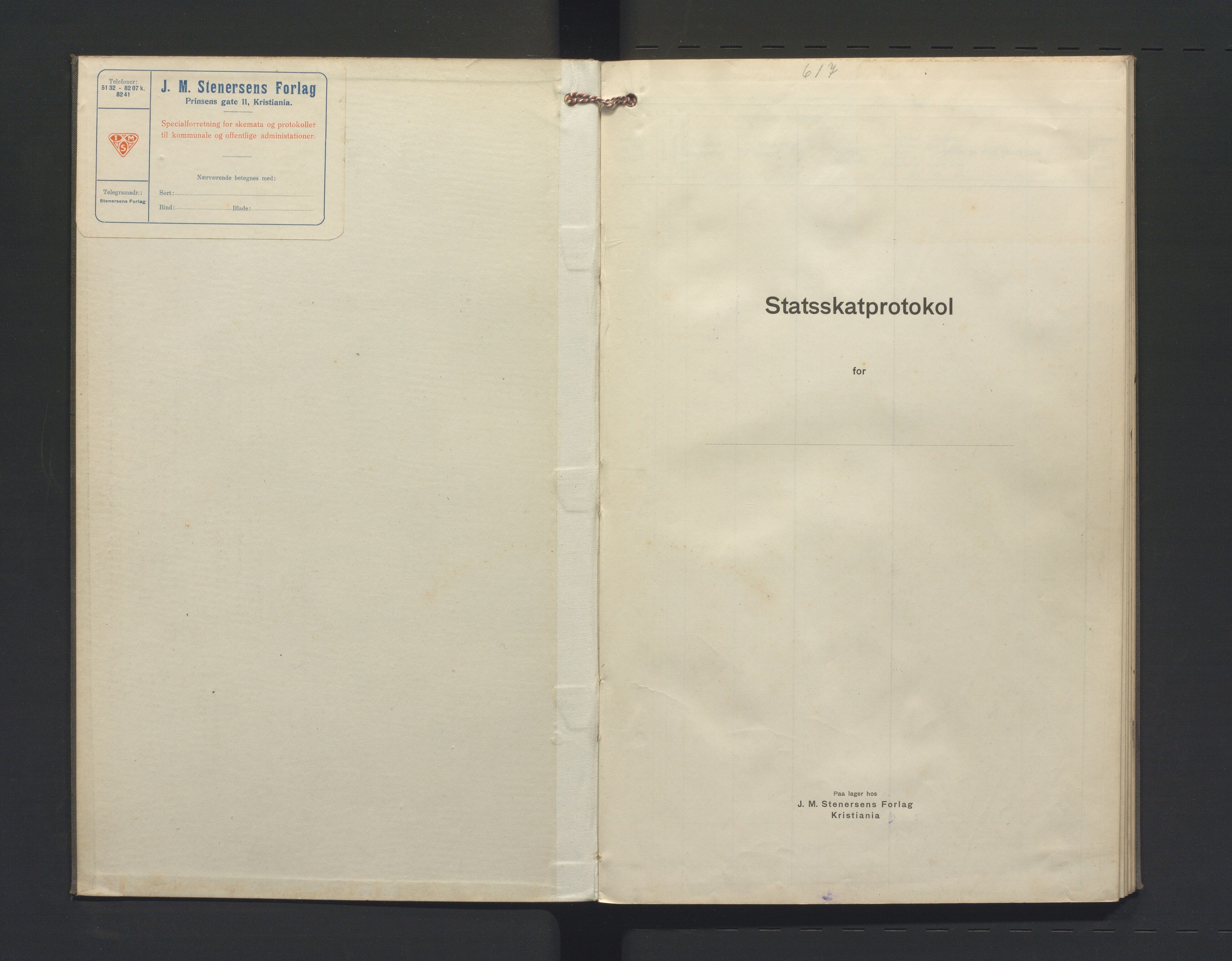 Voss kommune. Likningsnemnda, IKAH/1235-142/F/Fb/L0002: Statsskattprotokoll, 1917-1918