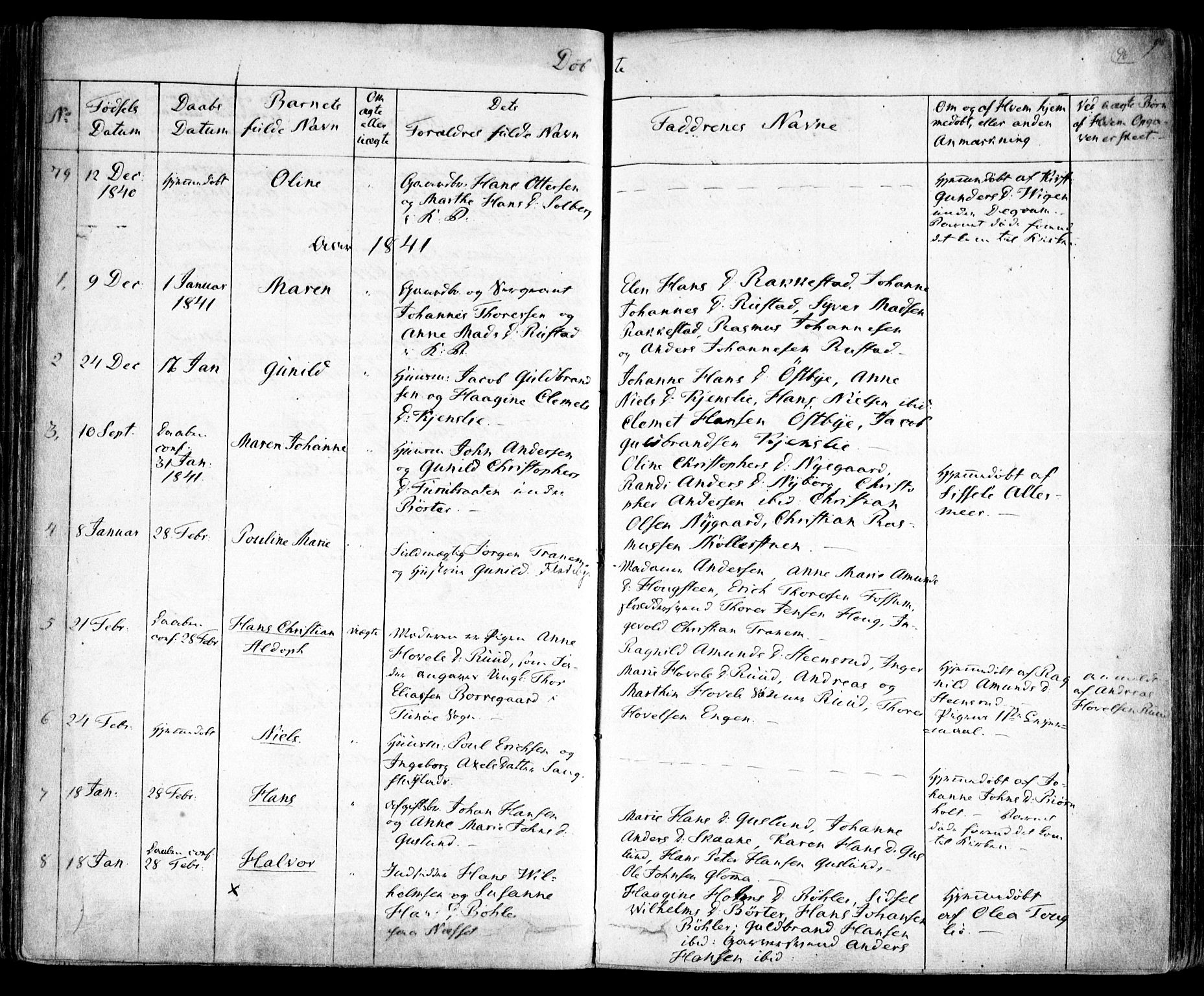 Enebakk prestekontor Kirkebøker, SAO/A-10171c/F/Fa/L0009: Parish register (official) no. I 9, 1832-1861, p. 96
