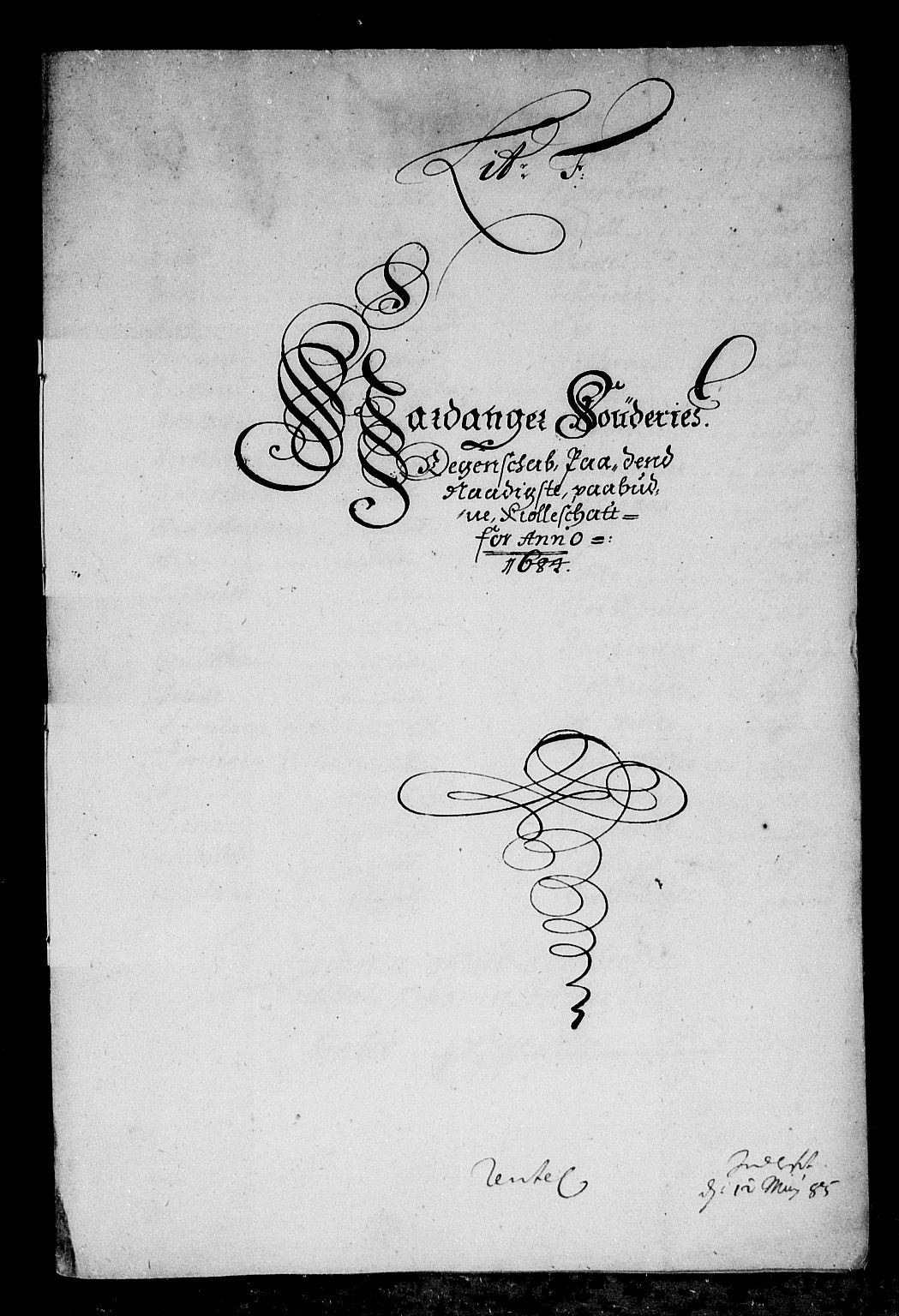 Rentekammeret inntil 1814, Reviderte regnskaper, Stiftamtstueregnskaper, Bergen stiftamt, AV/RA-EA-6043/R/Rc/L0075: Bergen stiftamt, 1682-1684
