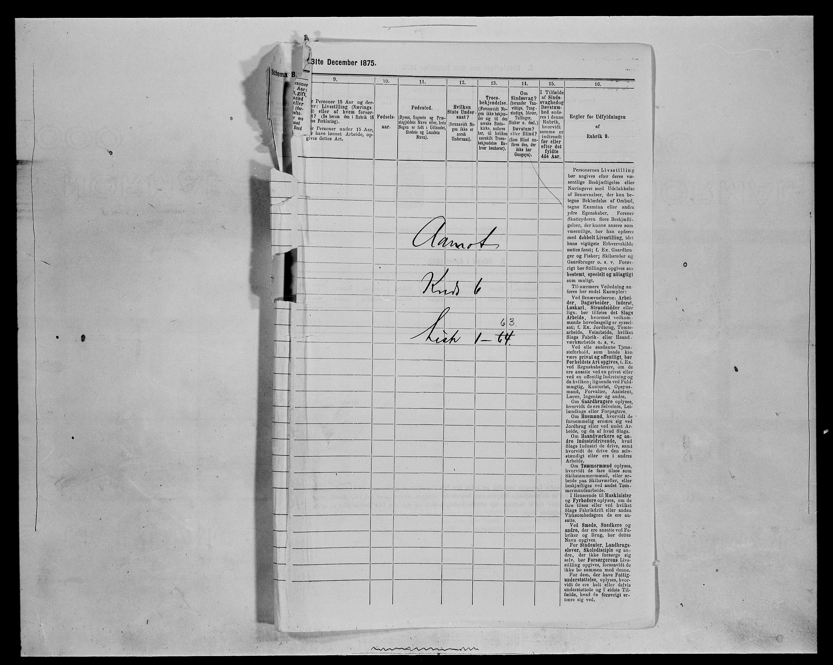 SAH, 1875 census for 0429P Åmot, 1875, p. 879