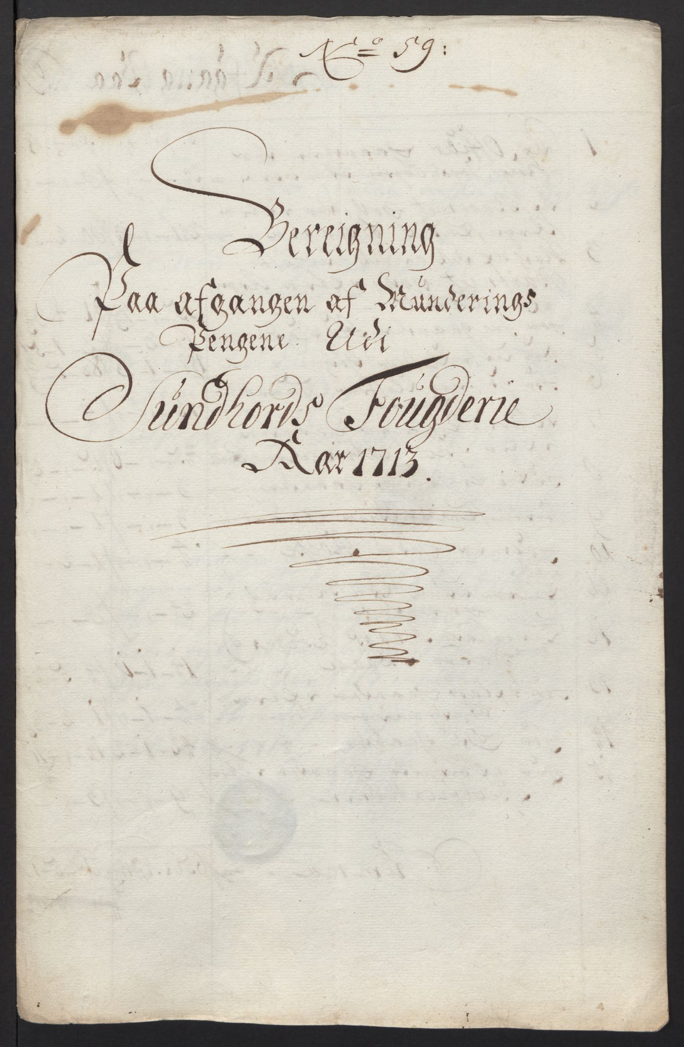 Rentekammeret inntil 1814, Reviderte regnskaper, Fogderegnskap, AV/RA-EA-4092/R48/L2989: Fogderegnskap Sunnhordland og Hardanger, 1713, p. 366