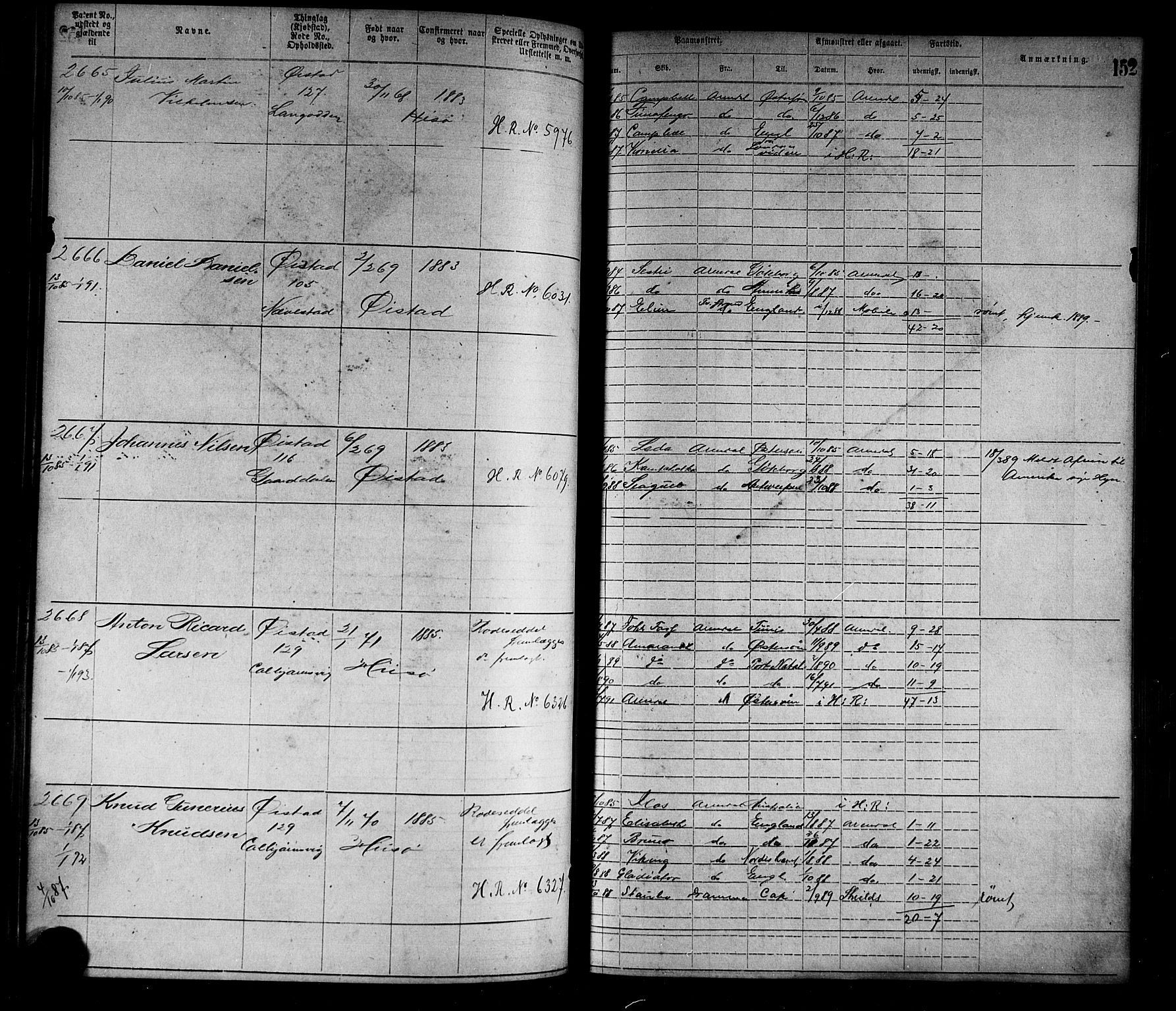 Arendal mønstringskrets, SAK/2031-0012/F/Fa/L0003: Annotasjonsrulle nr 1911-3827 med register, S-3, 1880-1892, p. 181