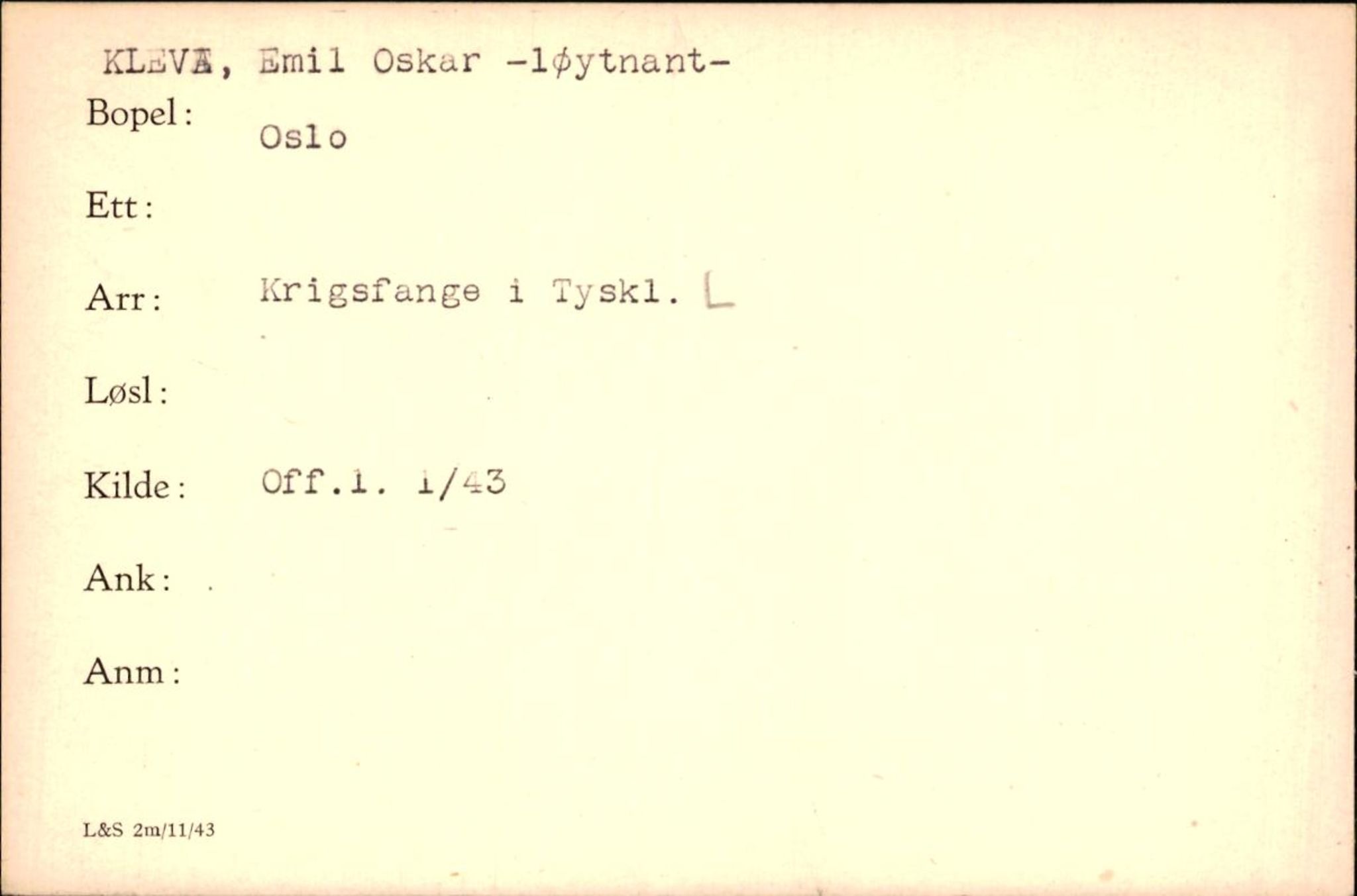 Forsvaret, Forsvarets krigshistoriske avdeling, AV/RA-RAFA-2017/Y/Yf/L0200: II-C-11-2102  -  Norske krigsfanger i Tyskland, 1940-1945, p. 577