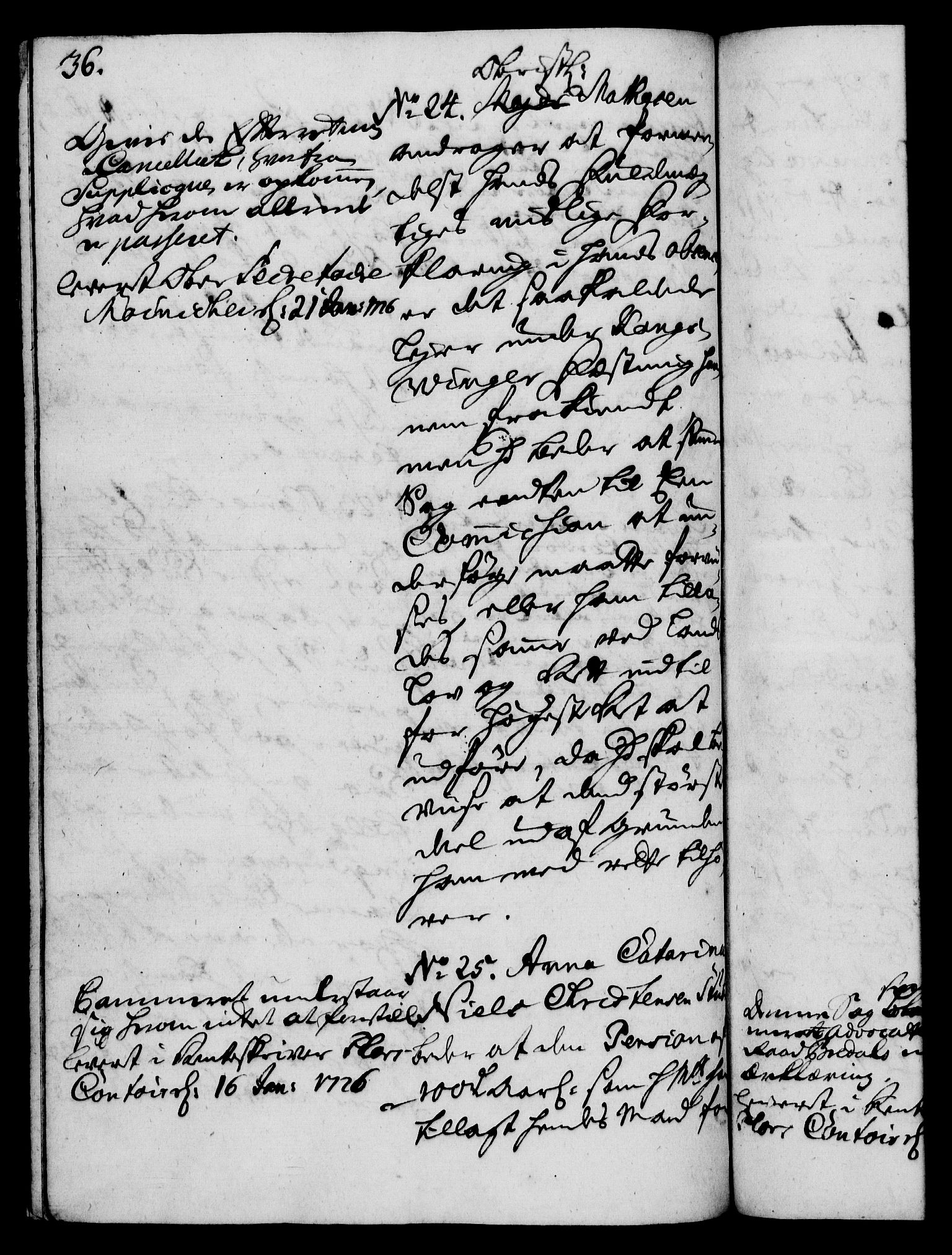 Rentekammeret, Kammerkanselliet, RA/EA-3111/G/Gh/Gha/L0008: Norsk ekstraktmemorialprotokoll (merket RK 53.53), 1725-1726, p. 36