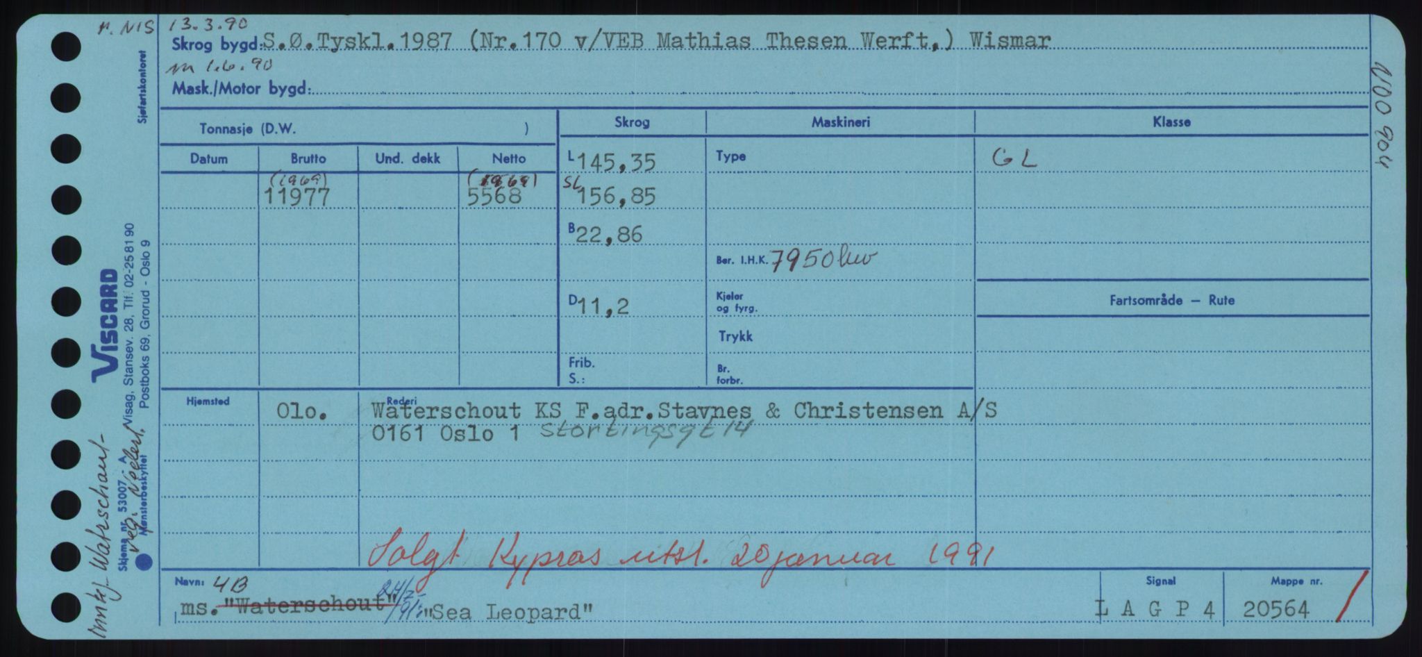 Sjøfartsdirektoratet med forløpere, Skipsmålingen, RA/S-1627/H/Hd/L0032: Fartøy, San-Seve, p. 293