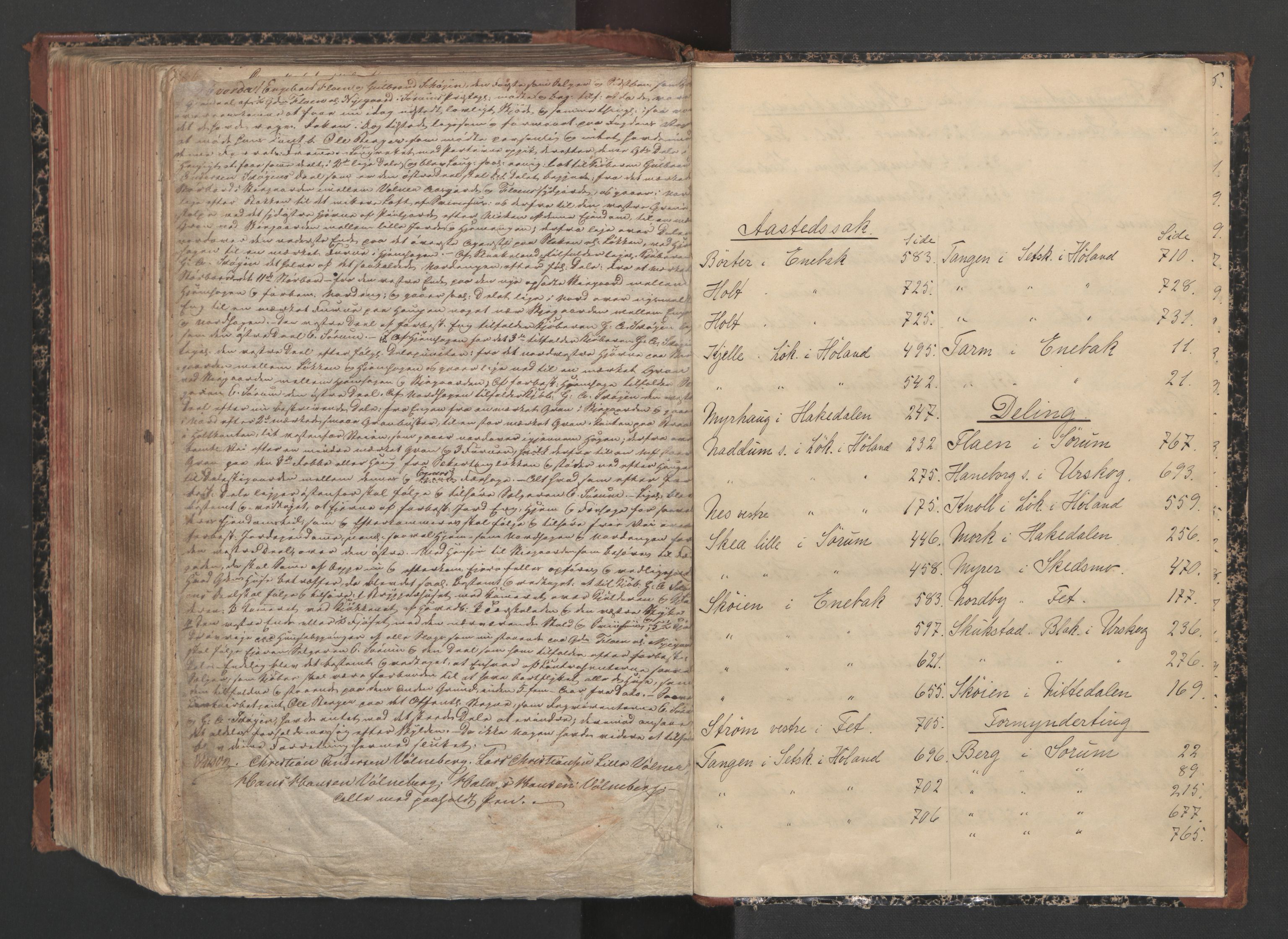 Nedre Romerike sorenskriveri, SAO/A-10469/F/Fc/L0007: Ekstrarettsprotokoll, 1817-1829