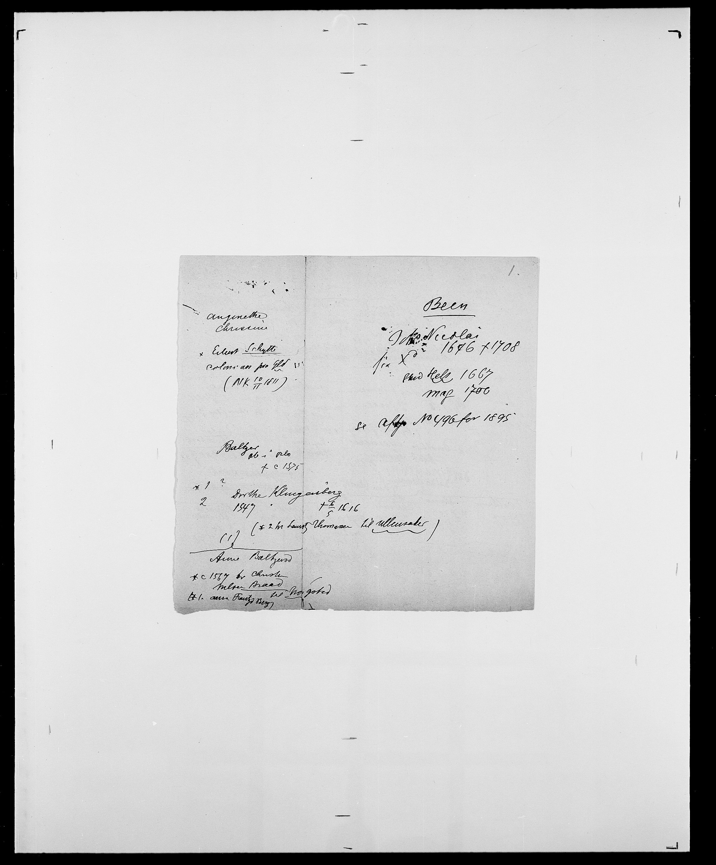 Delgobe, Charles Antoine - samling, AV/SAO-PAO-0038/D/Da/L0003: Barca - Bergen, p. 634