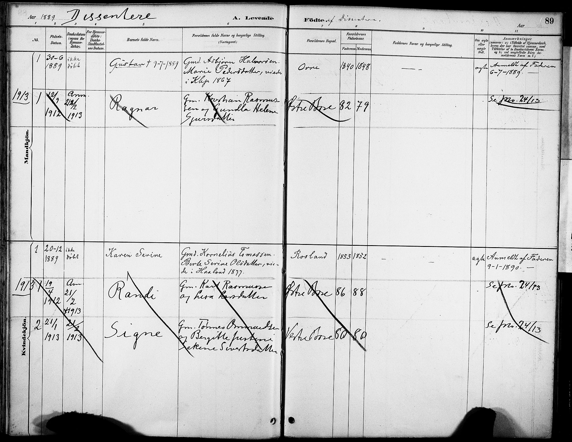 Klepp sokneprestkontor, SAST/A-101803/001/3/30BA/L0007: Parish register (official) no. A 8, 1886-1912, p. 64