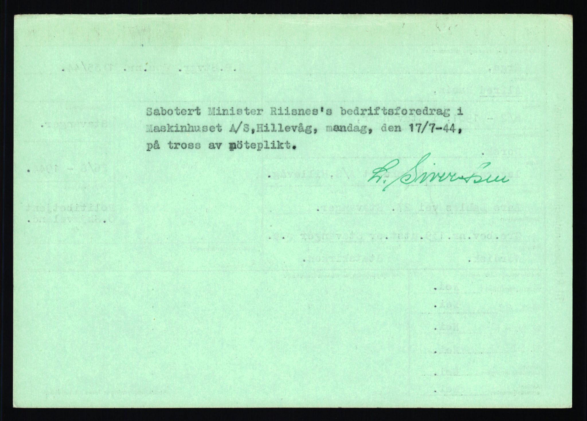 Statspolitiet - Hovedkontoret / Osloavdelingen, AV/RA-S-1329/C/Ca/L0004: Eid - funn av gjenstander	, 1943-1945, p. 1453