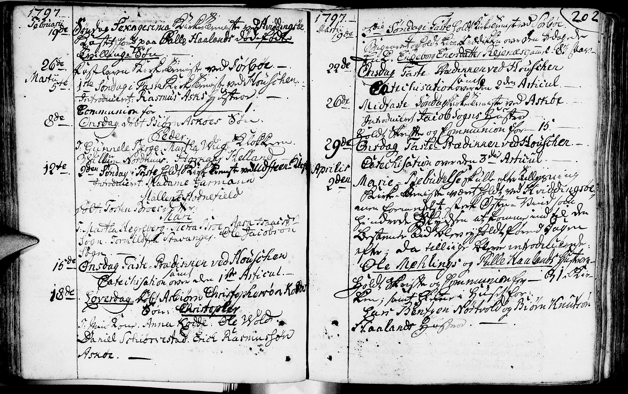 Rennesøy sokneprestkontor, AV/SAST-A -101827/H/Ha/Haa/L0003: Parish register (official) no. A 3, 1772-1815, p. 202