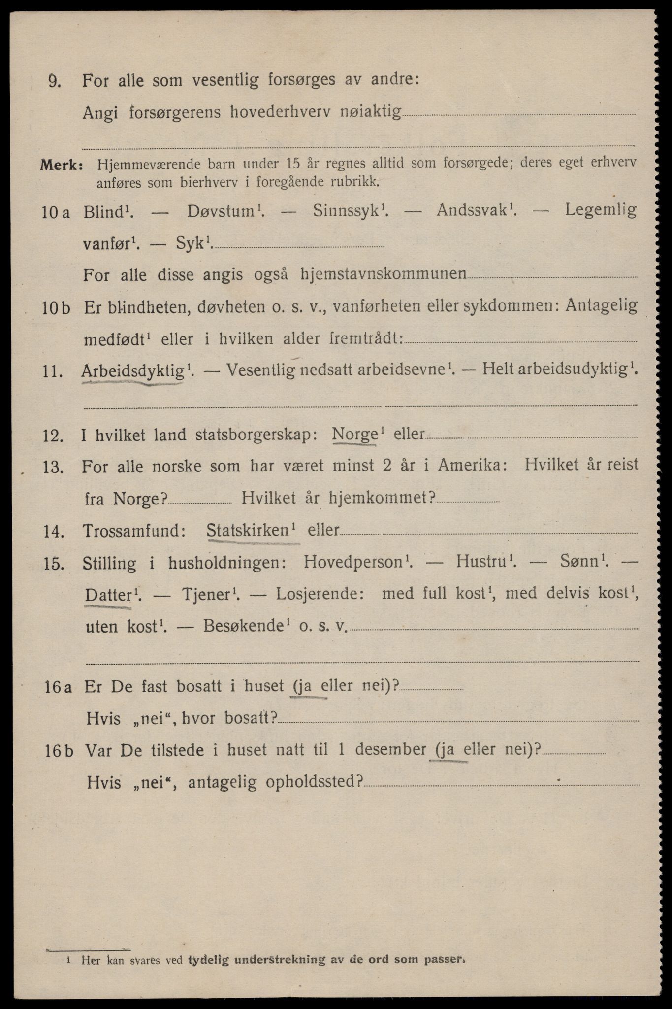 SAST, 1920 census for Egersund town, 1920, p. 6337