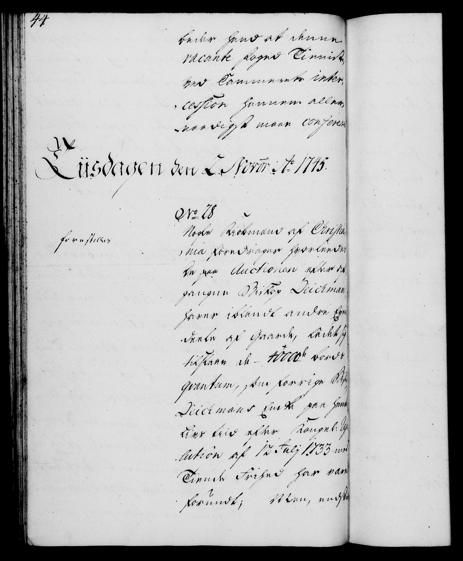 Rentekammeret, Kammerkanselliet, RA/EA-3111/G/Gh/Gha/L0027: Norsk ekstraktmemorialprotokoll (merket RK 53.72), 1745-1746, p. 44