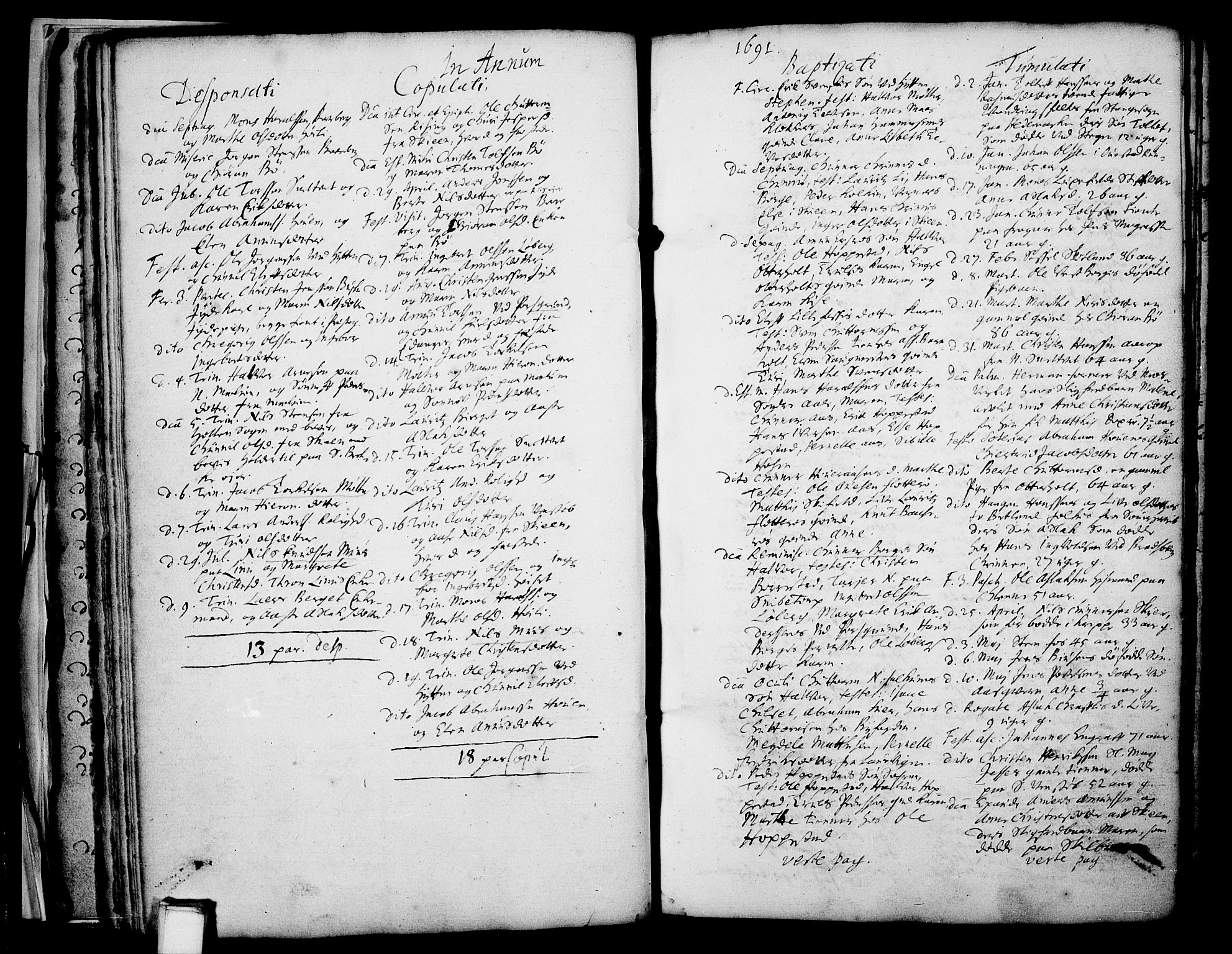 Gjerpen kirkebøker, AV/SAKO-A-265/F/Fa/L0001: Parish register (official) no. I 1, 1681-1746