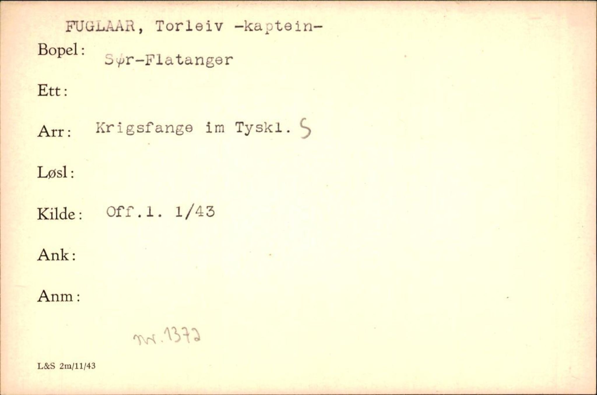 Forsvaret, Forsvarets krigshistoriske avdeling, AV/RA-RAFA-2017/Y/Yf/L0200: II-C-11-2102  -  Norske krigsfanger i Tyskland, 1940-1945, p. 286