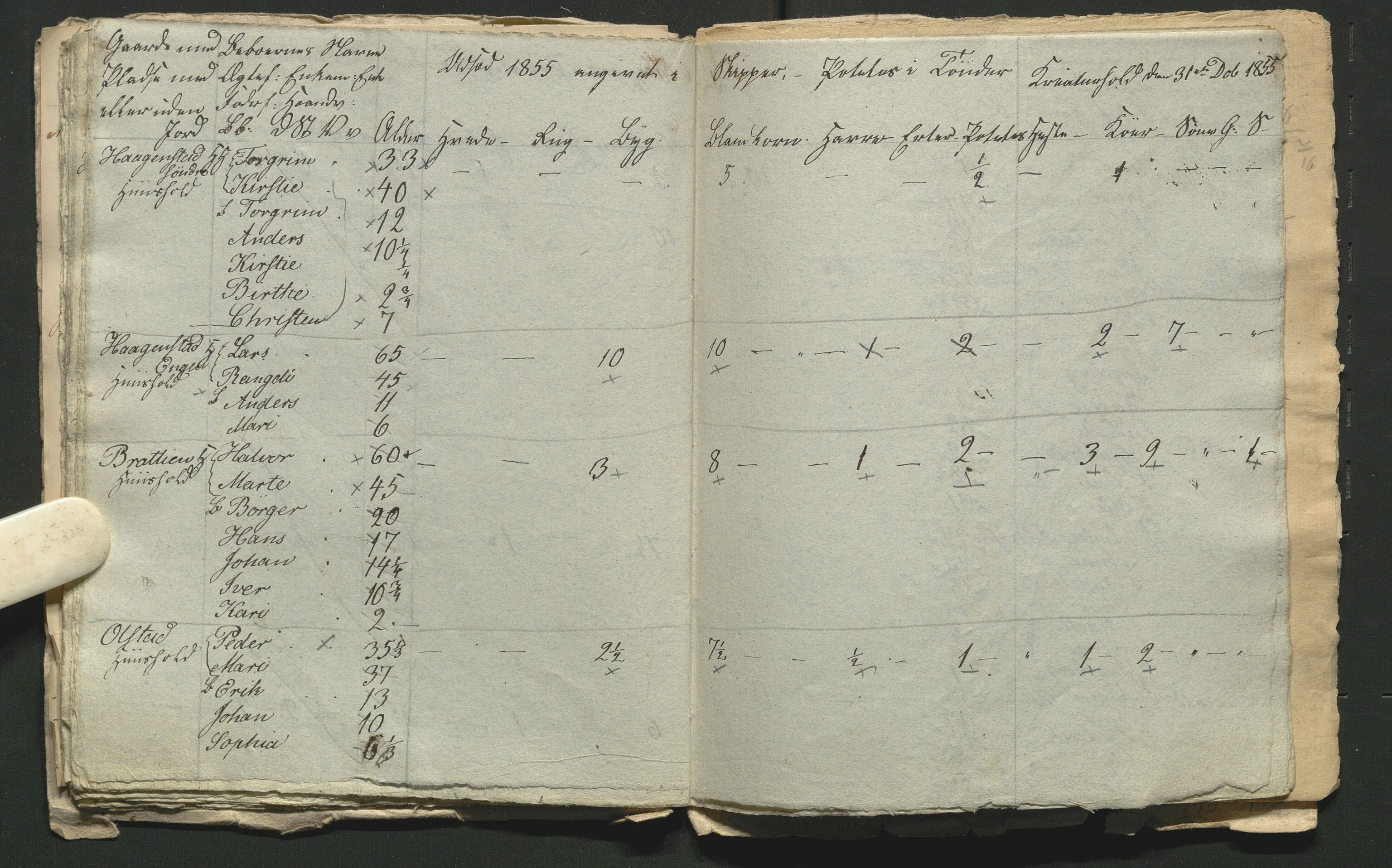 SAH, 1855 Census for Jevnaker parish, 1855, p. 67