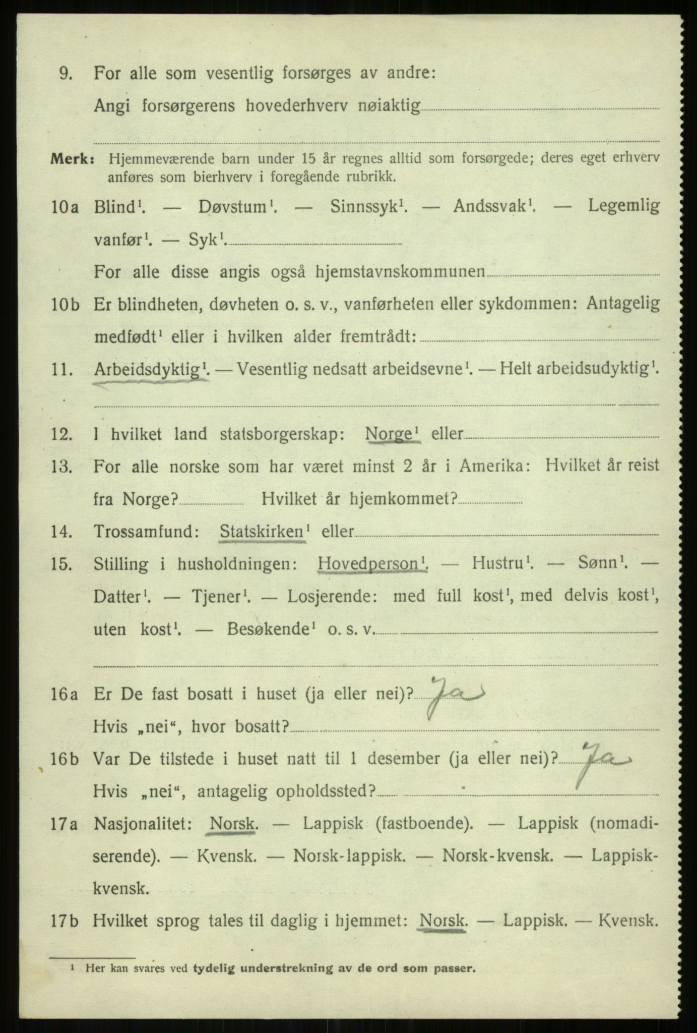 SATØ, 1920 census for Lenvik, 1920, p. 5647