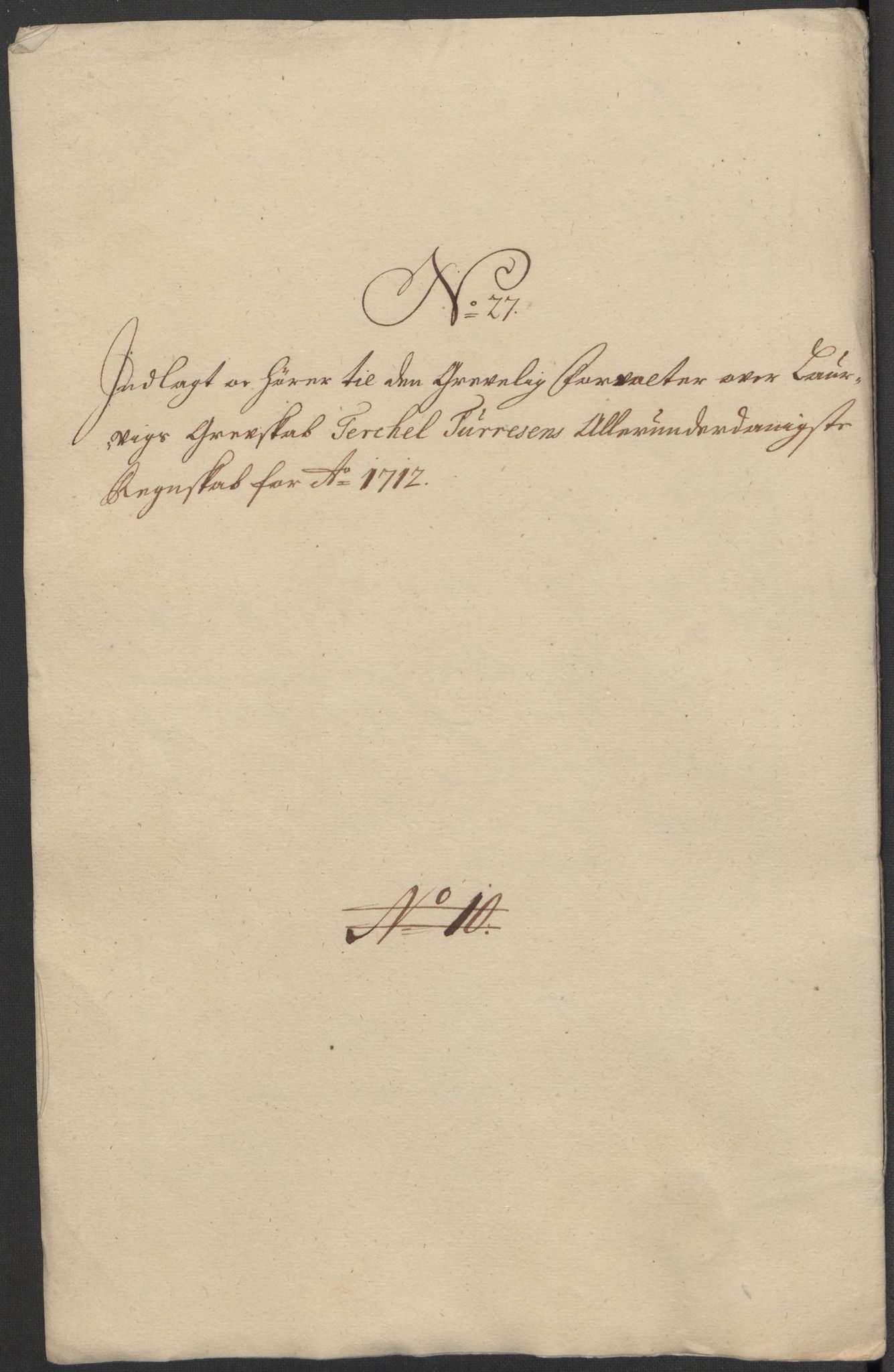 Rentekammeret inntil 1814, Reviderte regnskaper, Fogderegnskap, AV/RA-EA-4092/R33/L1984: Fogderegnskap Larvik grevskap, 1712, p. 242