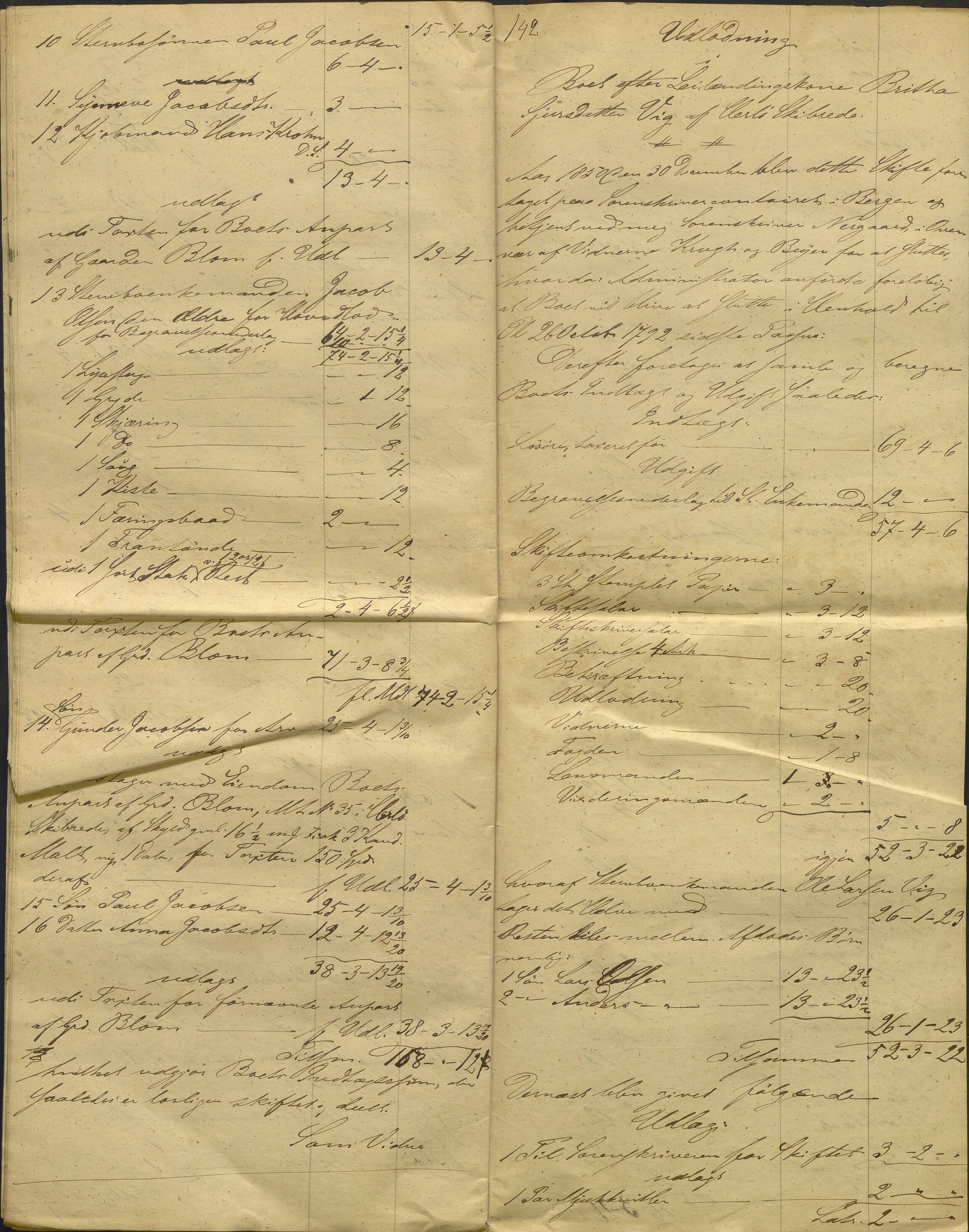 Nordhordland sorenskrivar, AV/SAB-A-2901/1/H/Hd/Hdb/L0001: Konsept til utlodningar, 1850-1852, p. 272