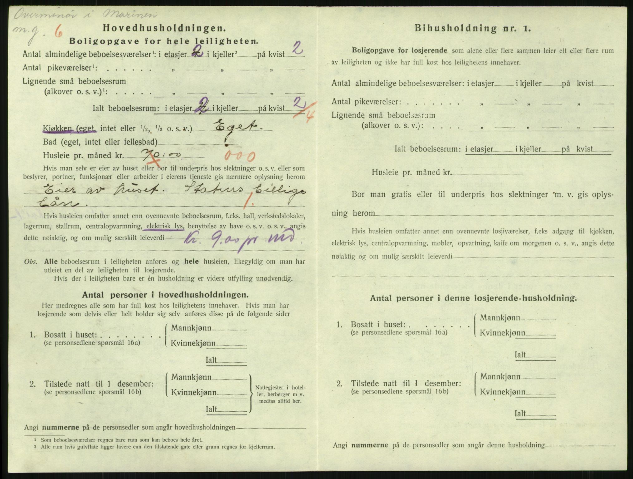 SAKO, 1920 census for Horten, 1920, p. 4608