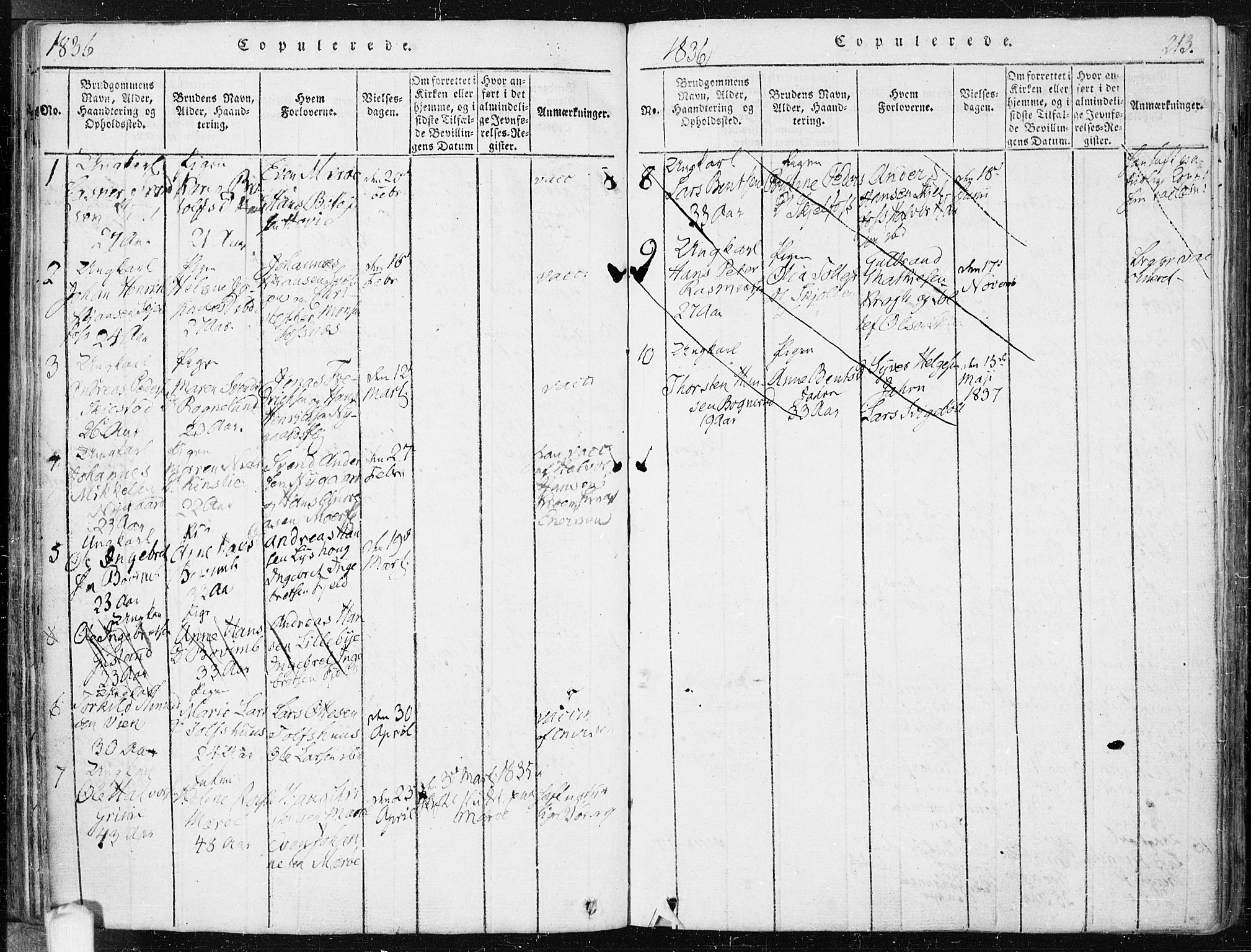 Hobøl prestekontor Kirkebøker, SAO/A-2002/F/Fa/L0002: Parish register (official) no. I 2, 1814-1841, p. 213