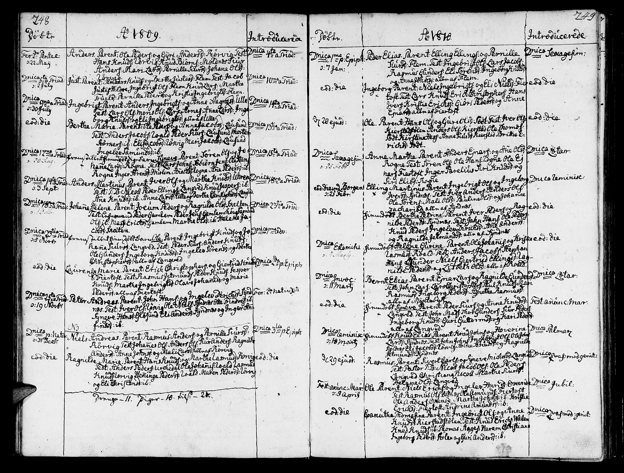 Ministerialprotokoller, klokkerbøker og fødselsregistre - Møre og Romsdal, AV/SAT-A-1454/536/L0494: Parish register (official) no. 536A03, 1803-1836, p. 248-249