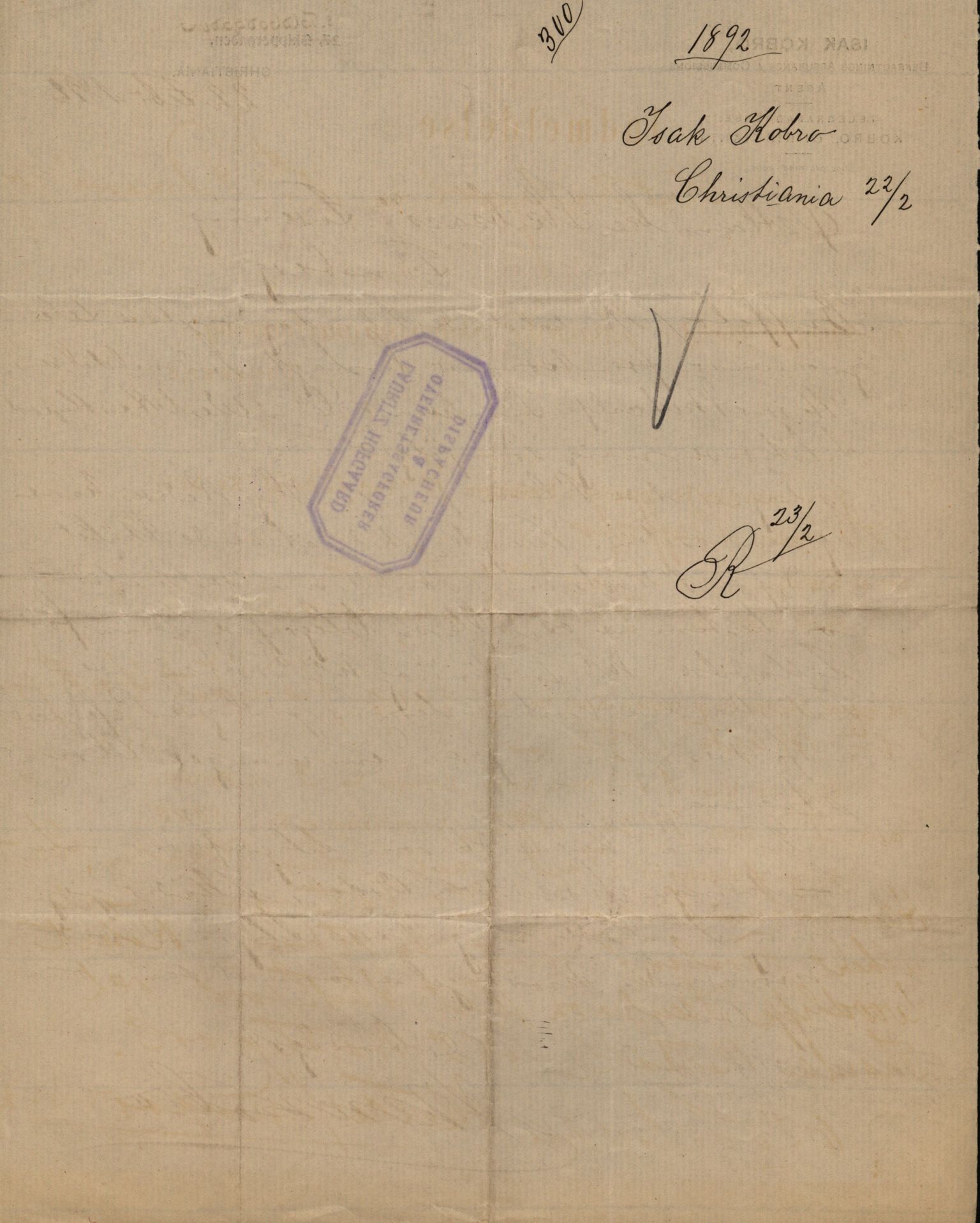 Pa 63 - Østlandske skibsassuranceforening, VEMU/A-1079/G/Ga/L0029/0009: Havaridokumenter / Anette, Agathe, Agra, Buffalo, 1893, p. 77