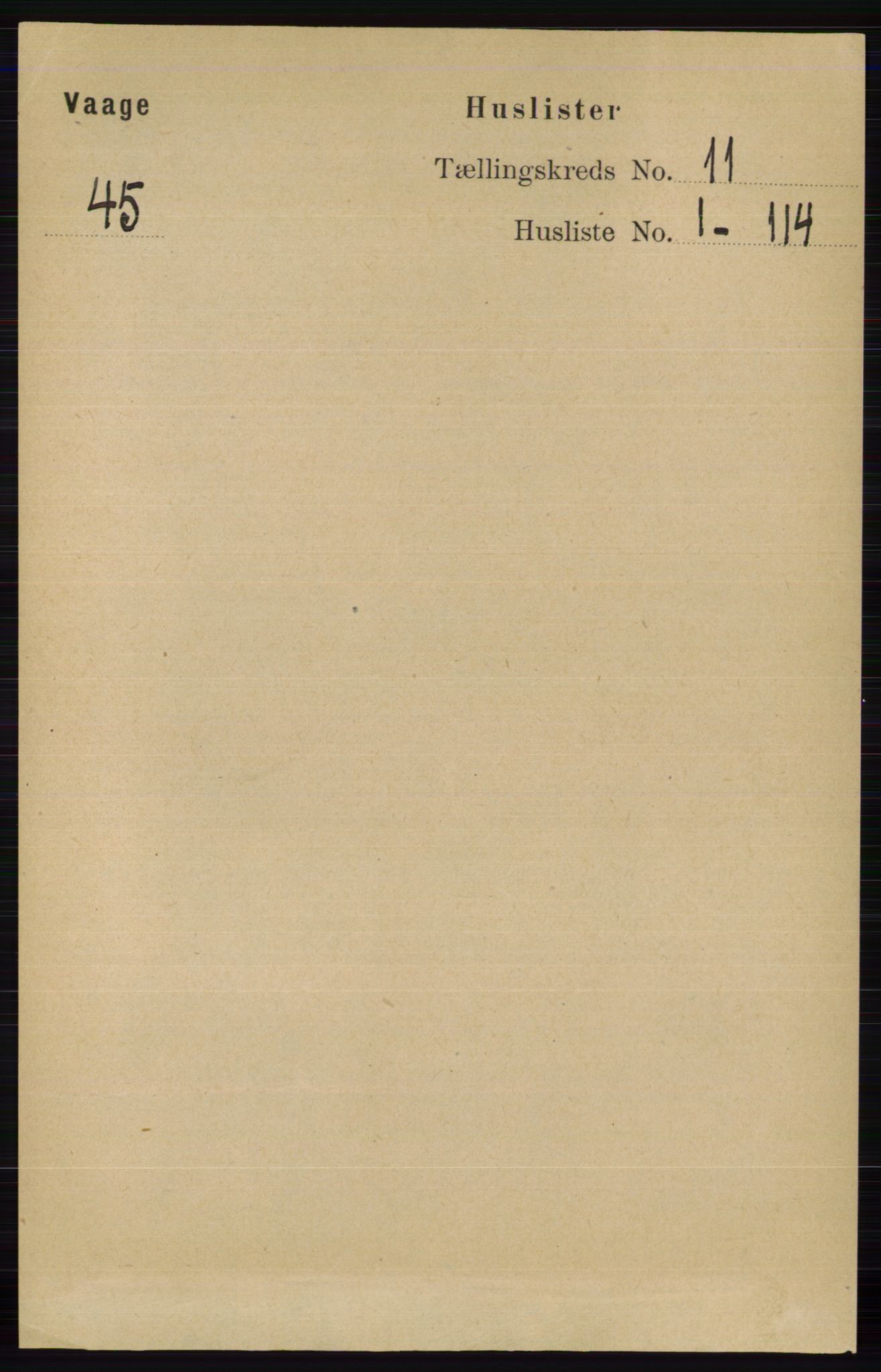 RA, 1891 census for 0515 Vågå, 1891, p. 6731