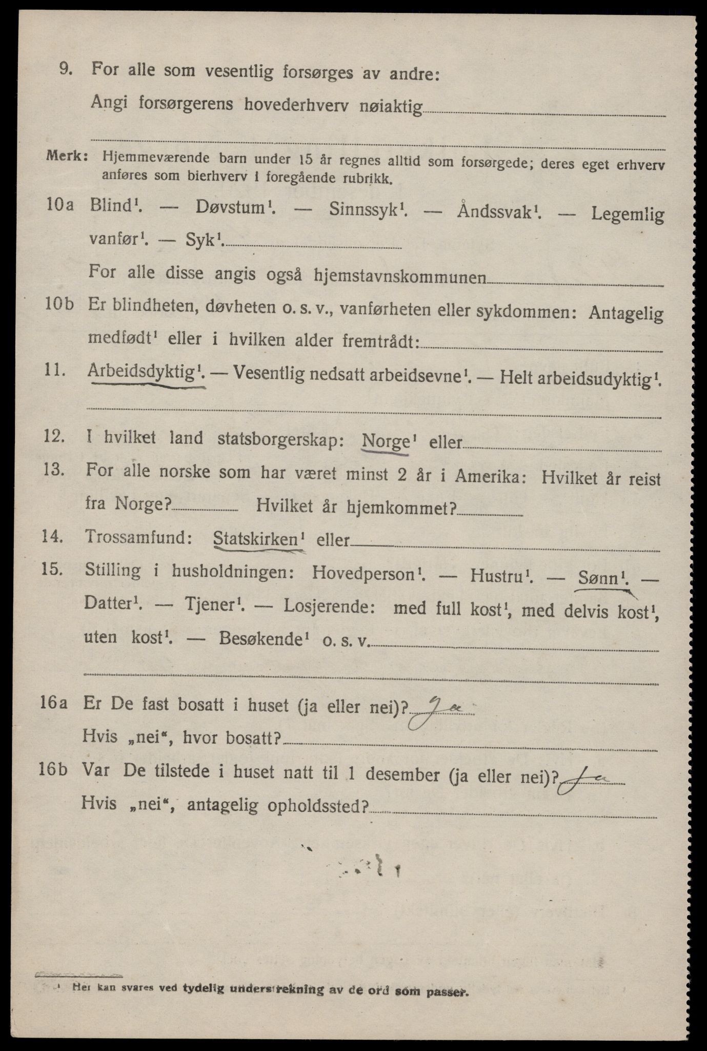 SAKO, 1920 census for Lårdal, 1920, p. 1202