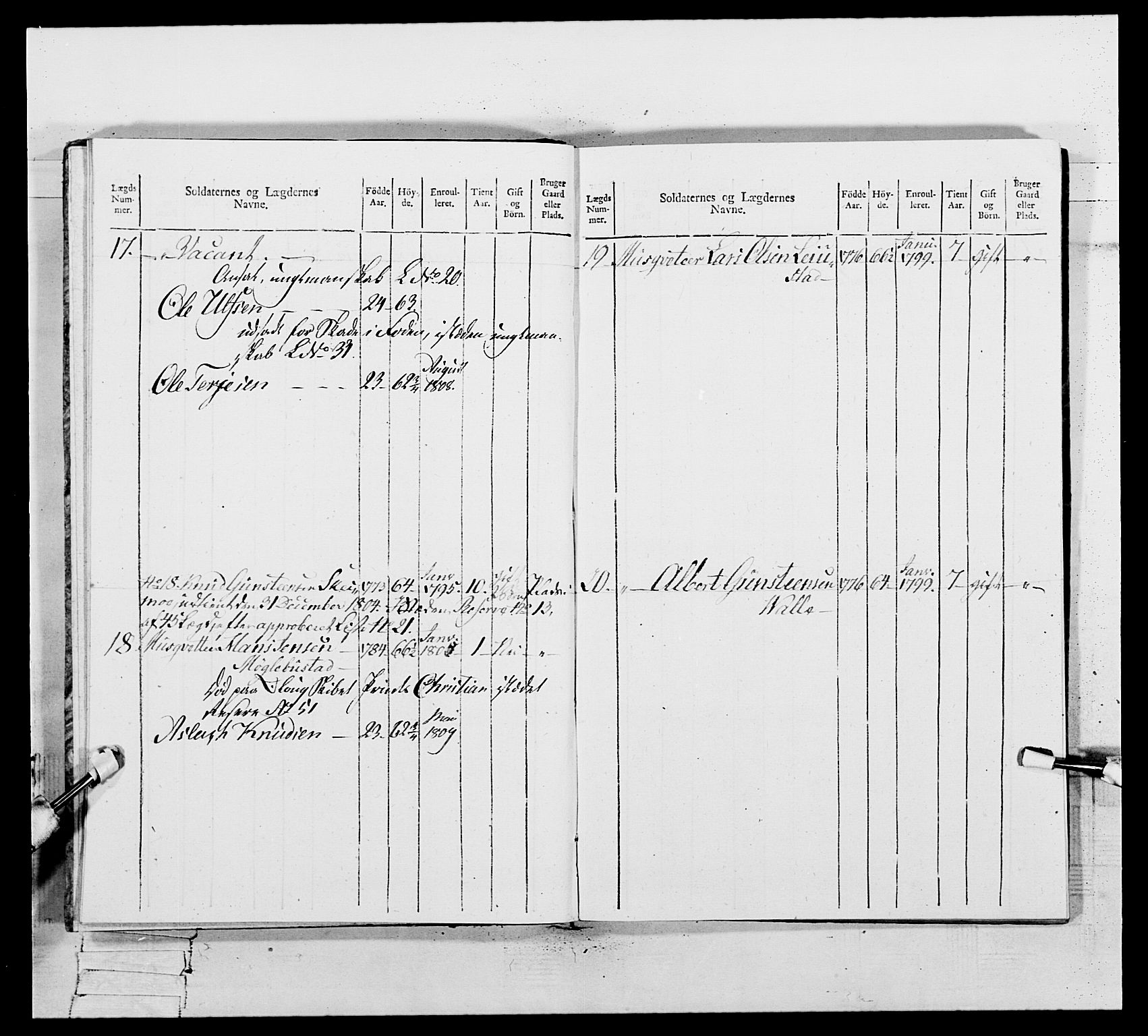 Generalitets- og kommissariatskollegiet, Det kongelige norske kommissariatskollegium, AV/RA-EA-5420/E/Eh/L0109: Vesterlenske nasjonale infanteriregiment, 1806, p. 278