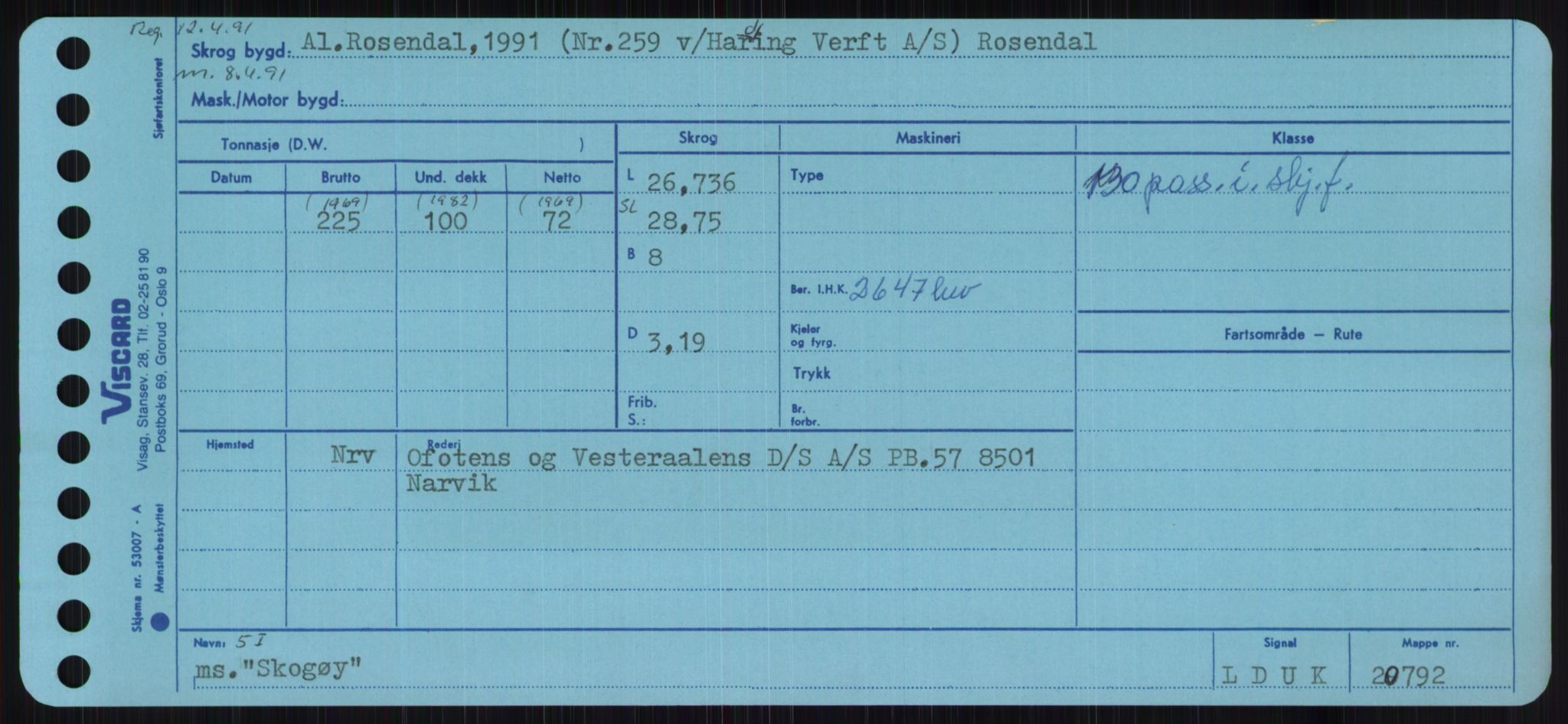 Sjøfartsdirektoratet med forløpere, Skipsmålingen, RA/S-1627/H/Ha/L0005/0002: Fartøy, S-Sven / Fartøy, Skjo-Sven, p. 29