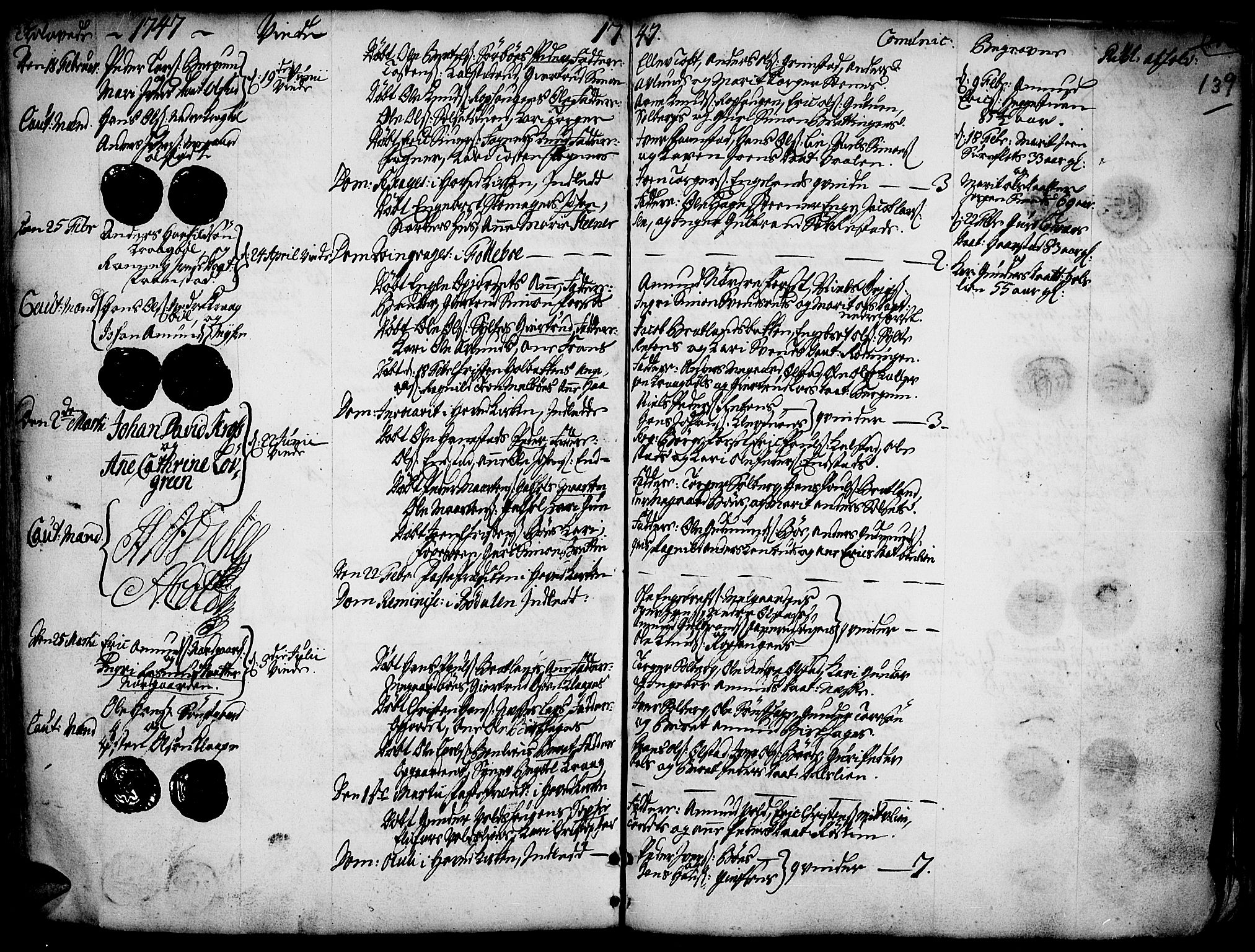 Gausdal prestekontor, AV/SAH-PREST-090/H/Ha/Haa/L0002: Parish register (official) no. 2, 1729-1757, p. 139