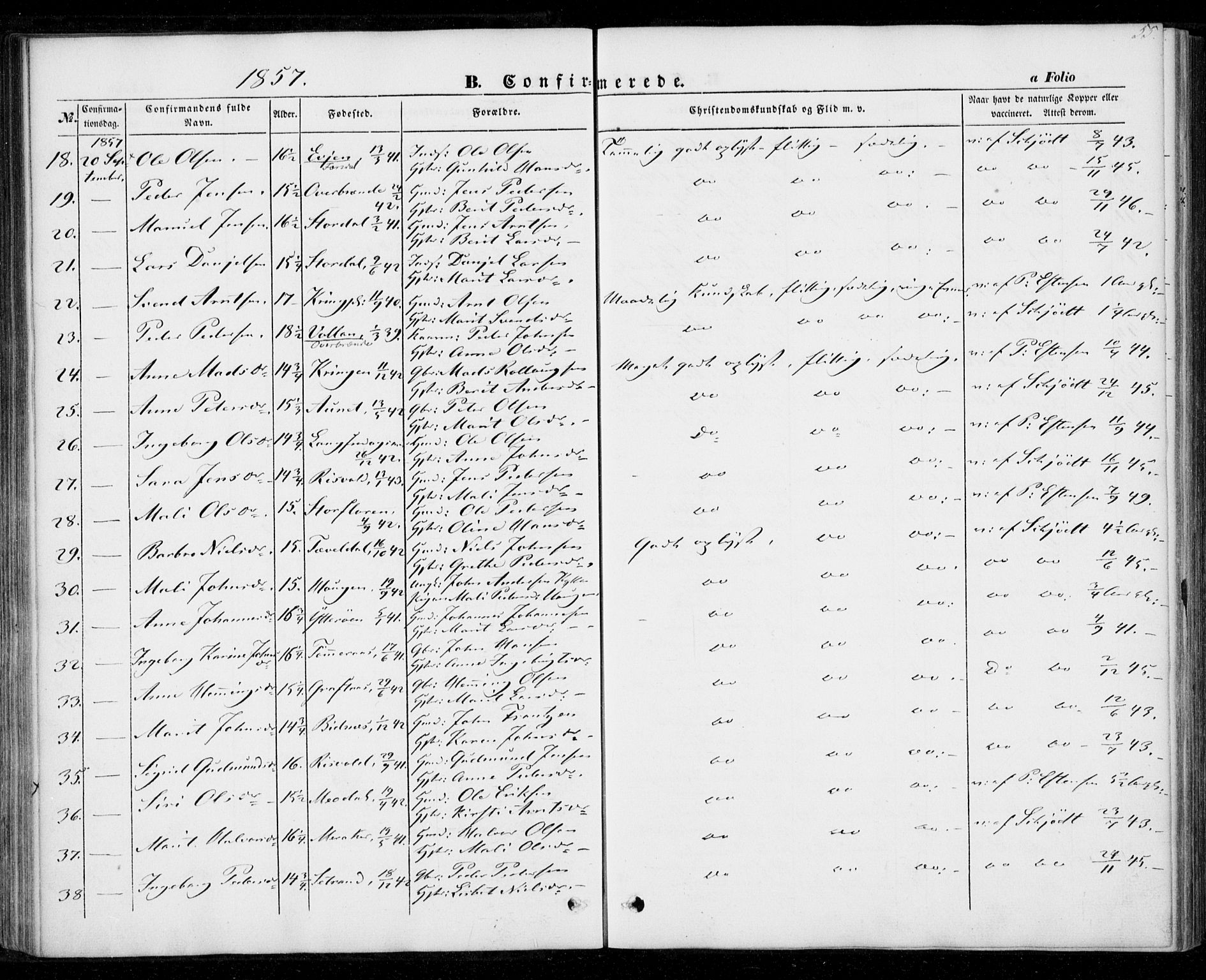 Ministerialprotokoller, klokkerbøker og fødselsregistre - Nord-Trøndelag, SAT/A-1458/706/L0040: Parish register (official) no. 706A01, 1850-1861, p. 55