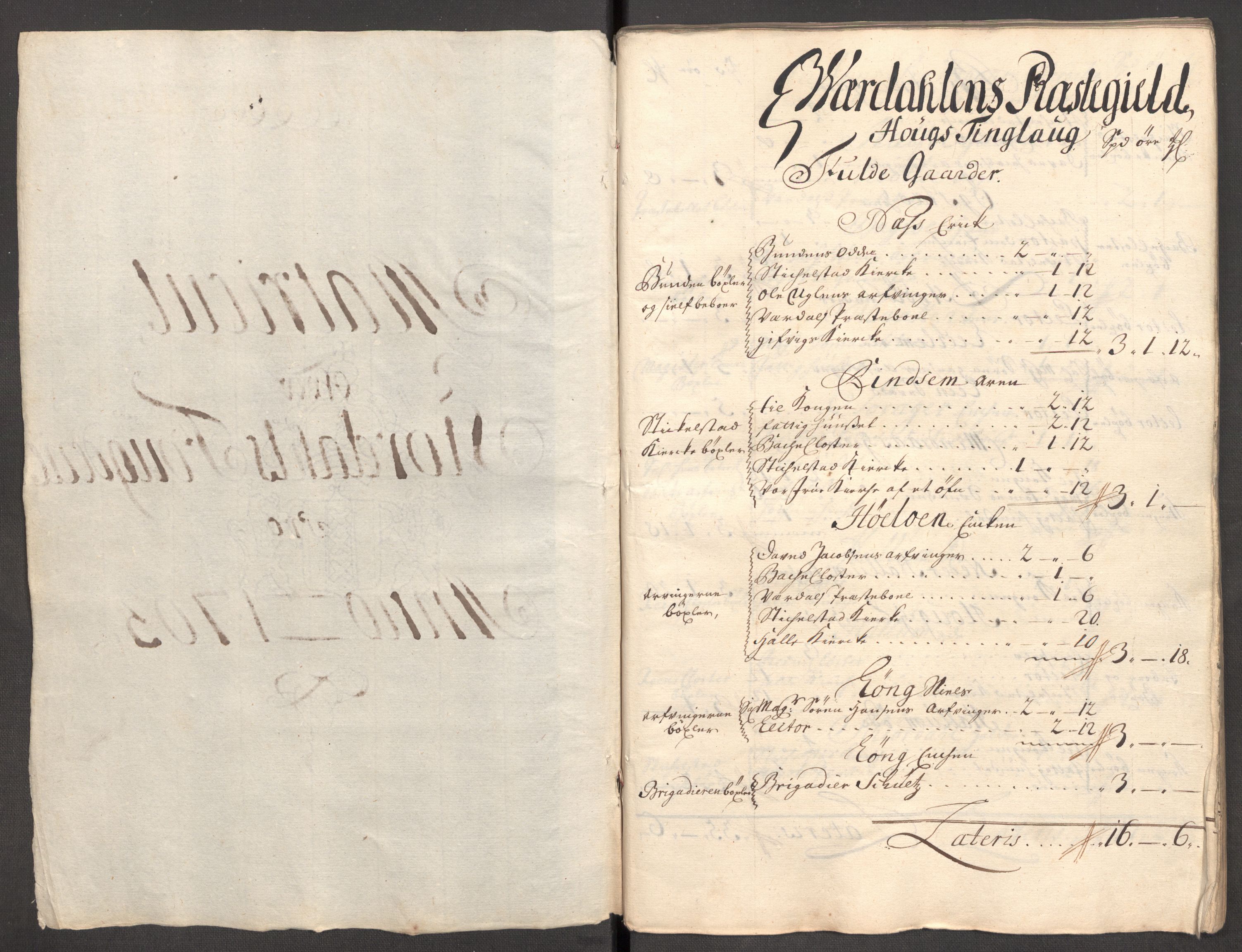 Rentekammeret inntil 1814, Reviderte regnskaper, Fogderegnskap, RA/EA-4092/R62/L4194: Fogderegnskap Stjørdal og Verdal, 1703, p. 13