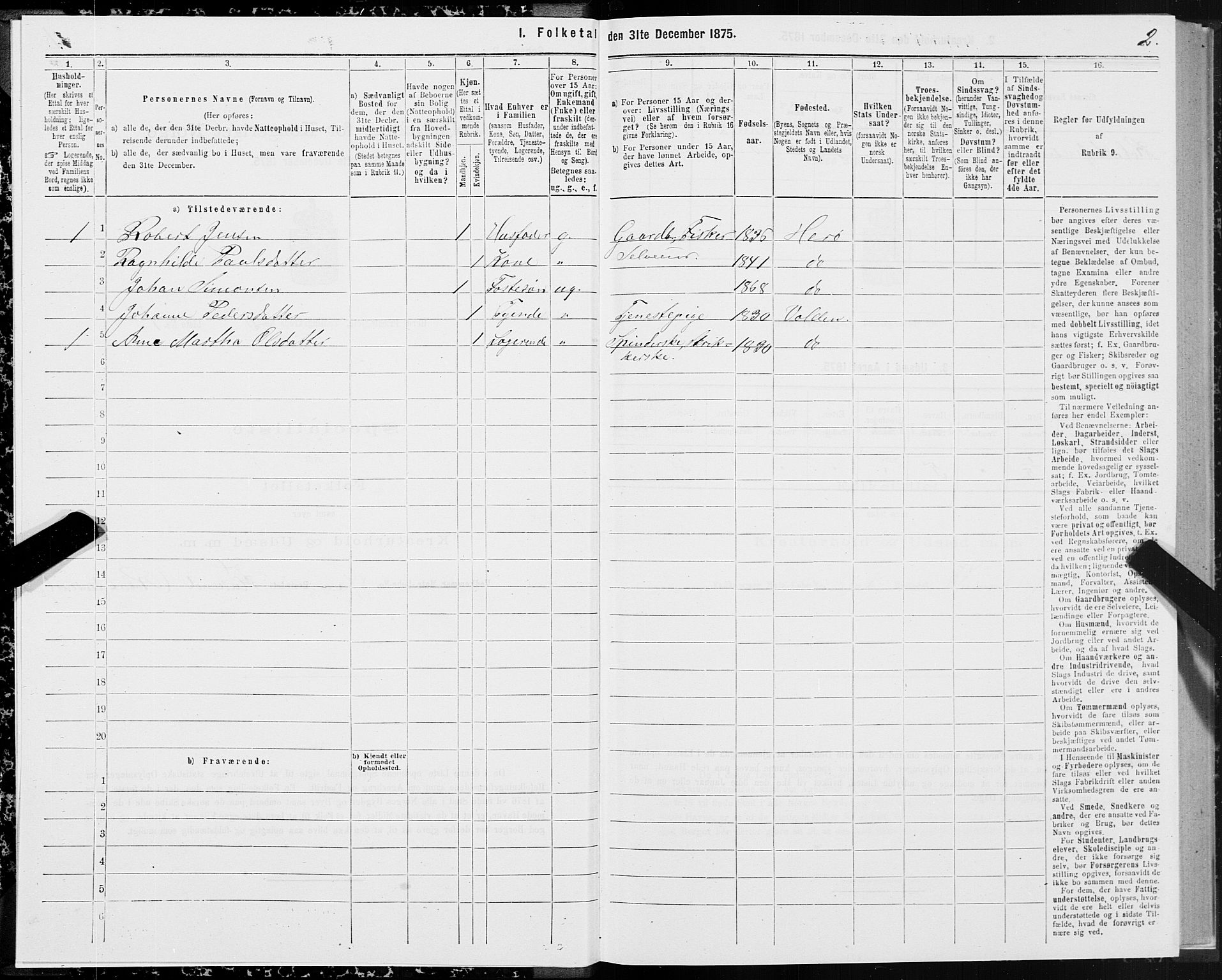 SAT, 1875 census for 1515P Herøy, 1875, p. 3002