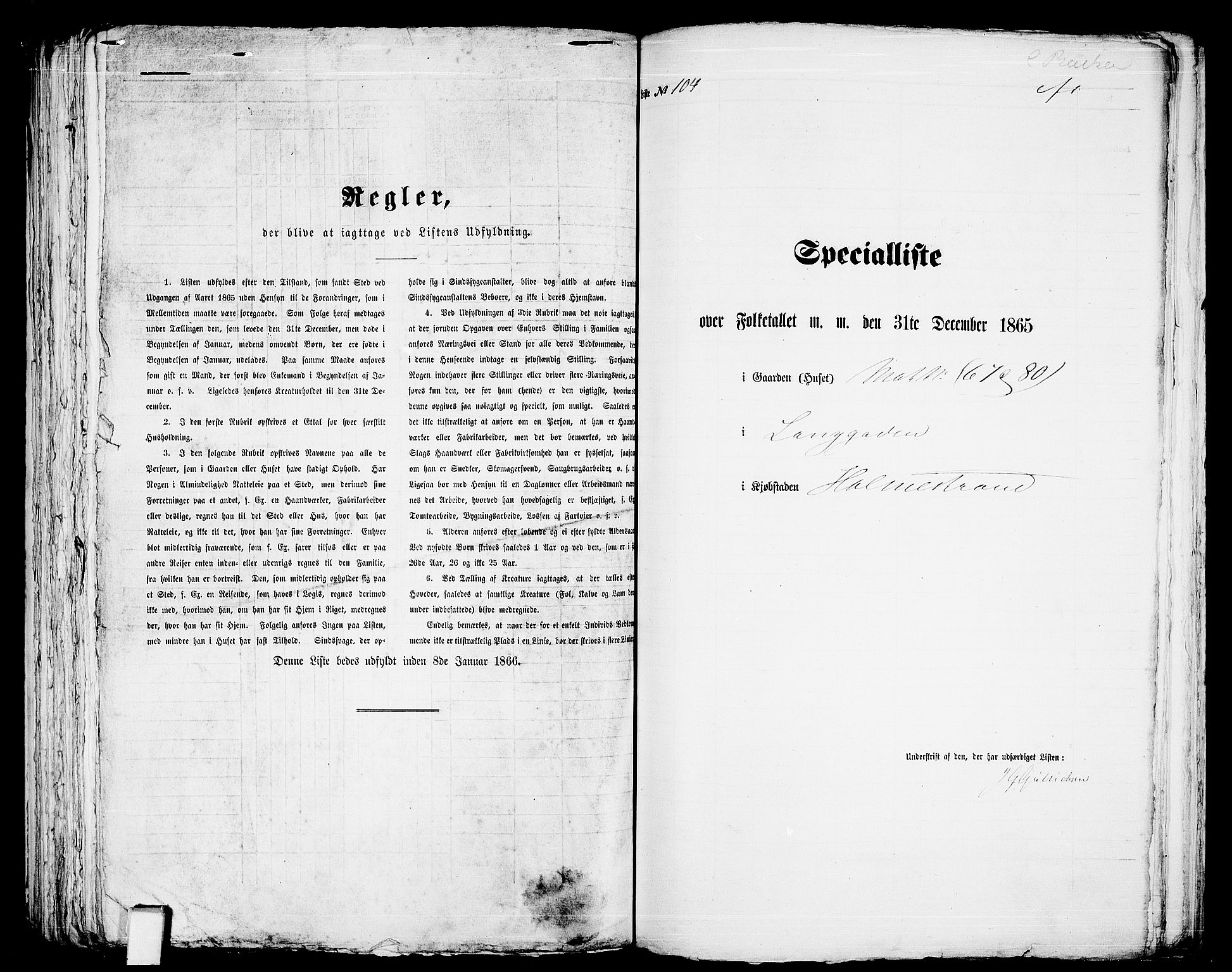 RA, 1865 census for Botne/Holmestrand, 1865, p. 215