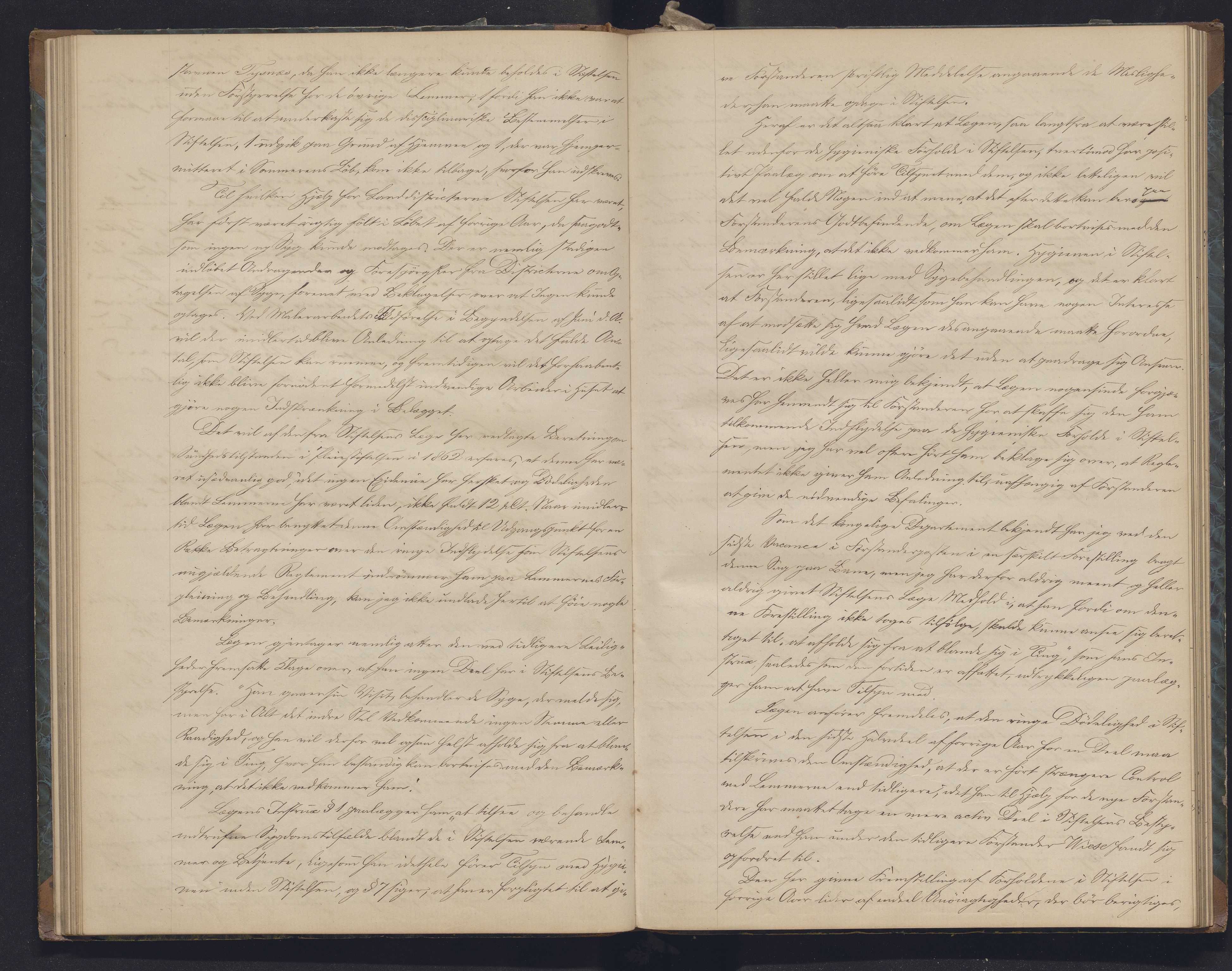 Lepraarkiver - Overlegen for den spedalske sykdom, AV/SAB-A-61001/B.b/L0006: Kopibok, 1860-1874