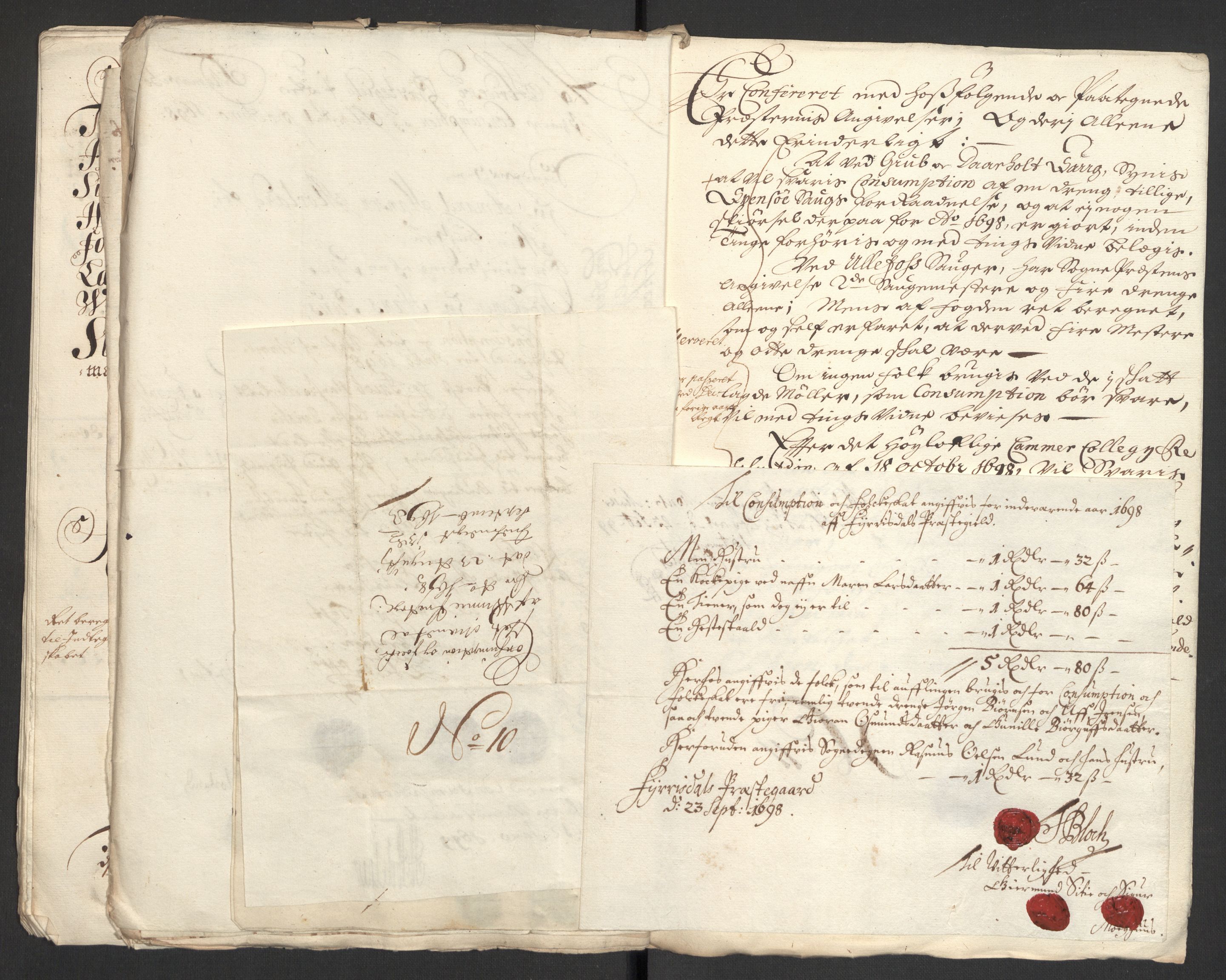 Rentekammeret inntil 1814, Reviderte regnskaper, Fogderegnskap, RA/EA-4092/R36/L2099: Fogderegnskap Øvre og Nedre Telemark og Bamble, 1698, p. 28