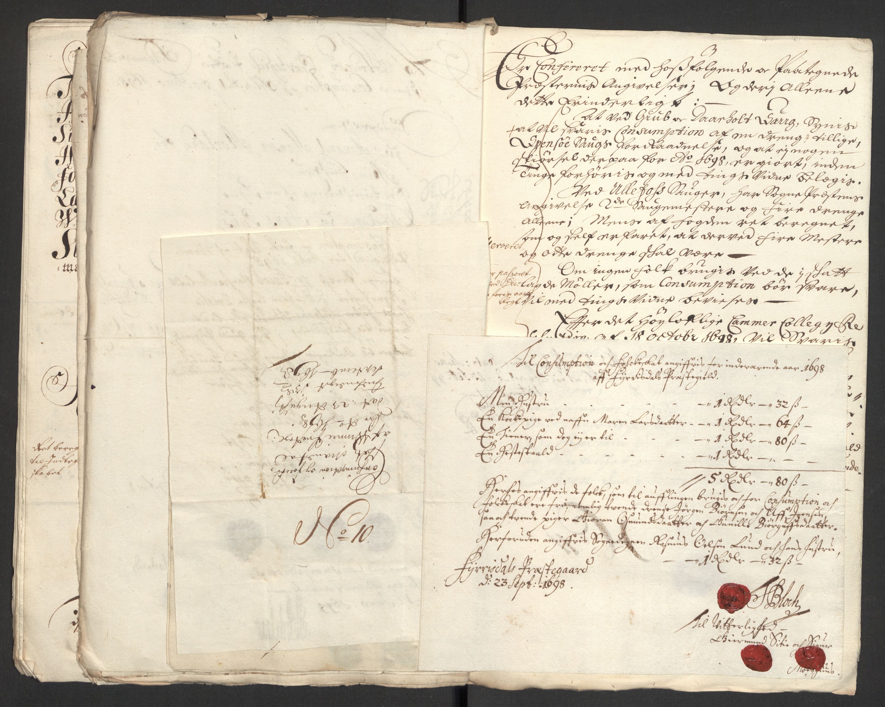 Rentekammeret inntil 1814, Reviderte regnskaper, Fogderegnskap, AV/RA-EA-4092/R36/L2099: Fogderegnskap Øvre og Nedre Telemark og Bamble, 1698, p. 28