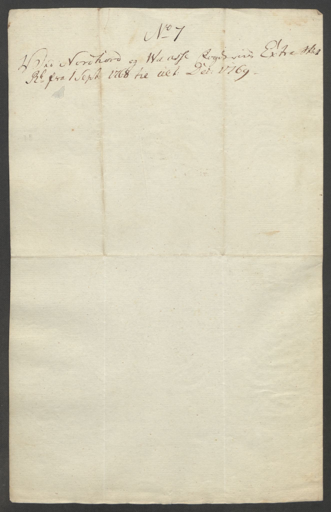 Rentekammeret inntil 1814, Reviderte regnskaper, Fogderegnskap, RA/EA-4092/R51/L3303: Ekstraskatten Nordhordland og Voss, 1762-1772, p. 367